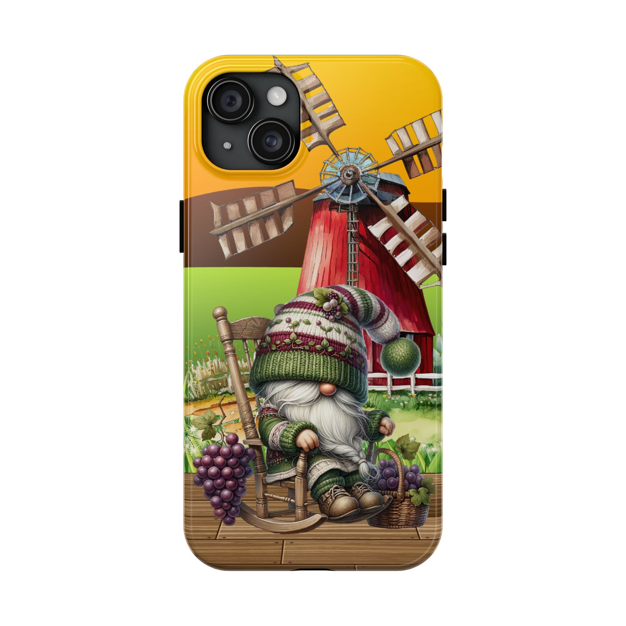 Back Porch Rocker Country Gnome Tough Mobile Phone Case