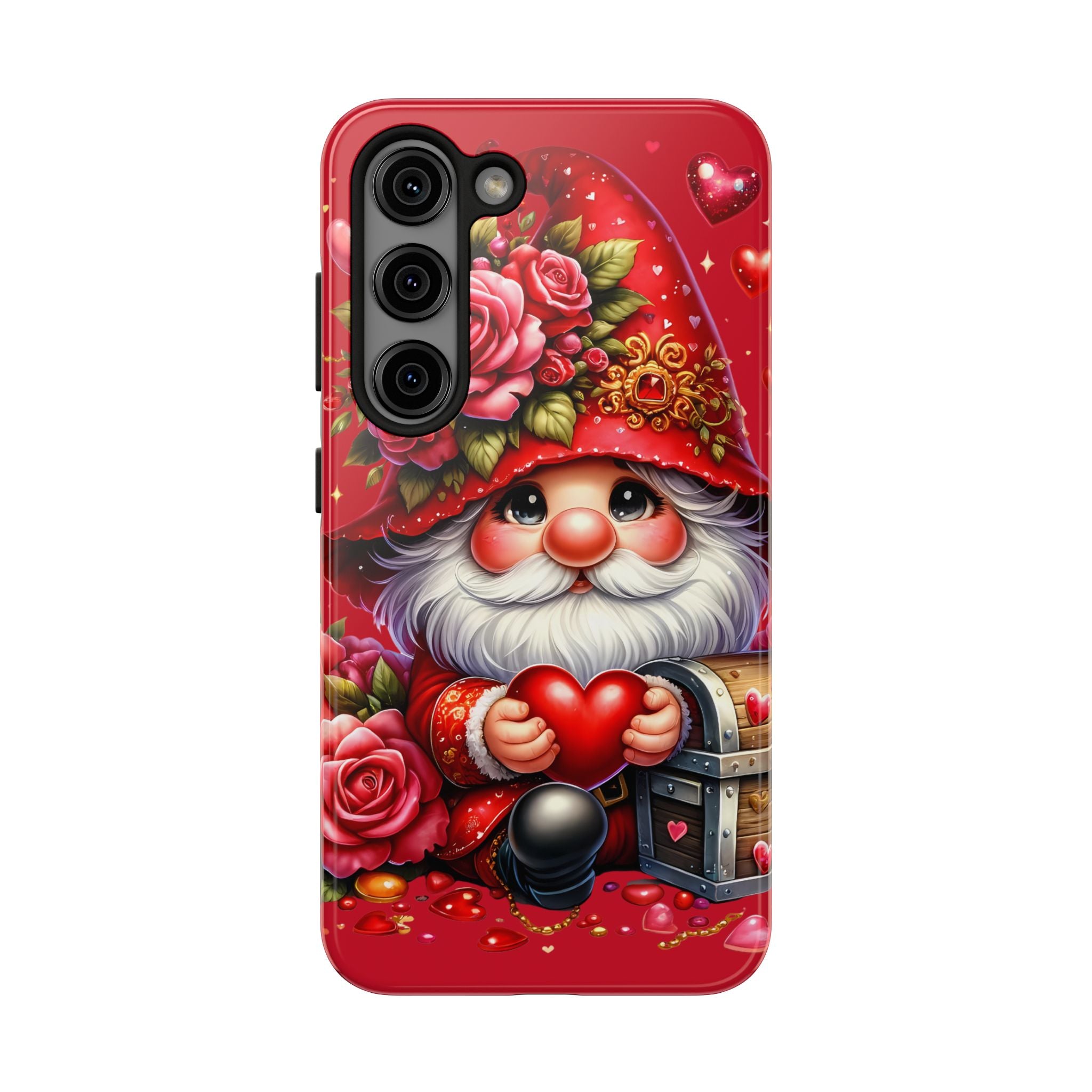 Valentine Heart Gnome Tough Mobile Phone Case