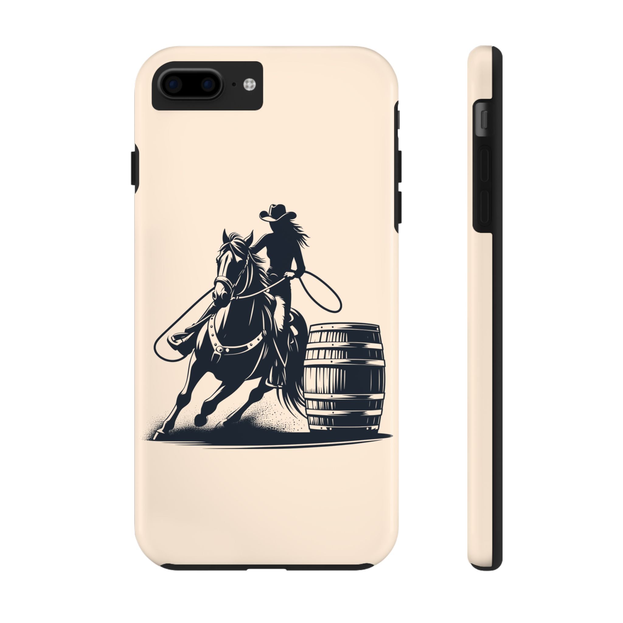 Barrel Racer Horse Cowgirl Tough Mobile Phone Case