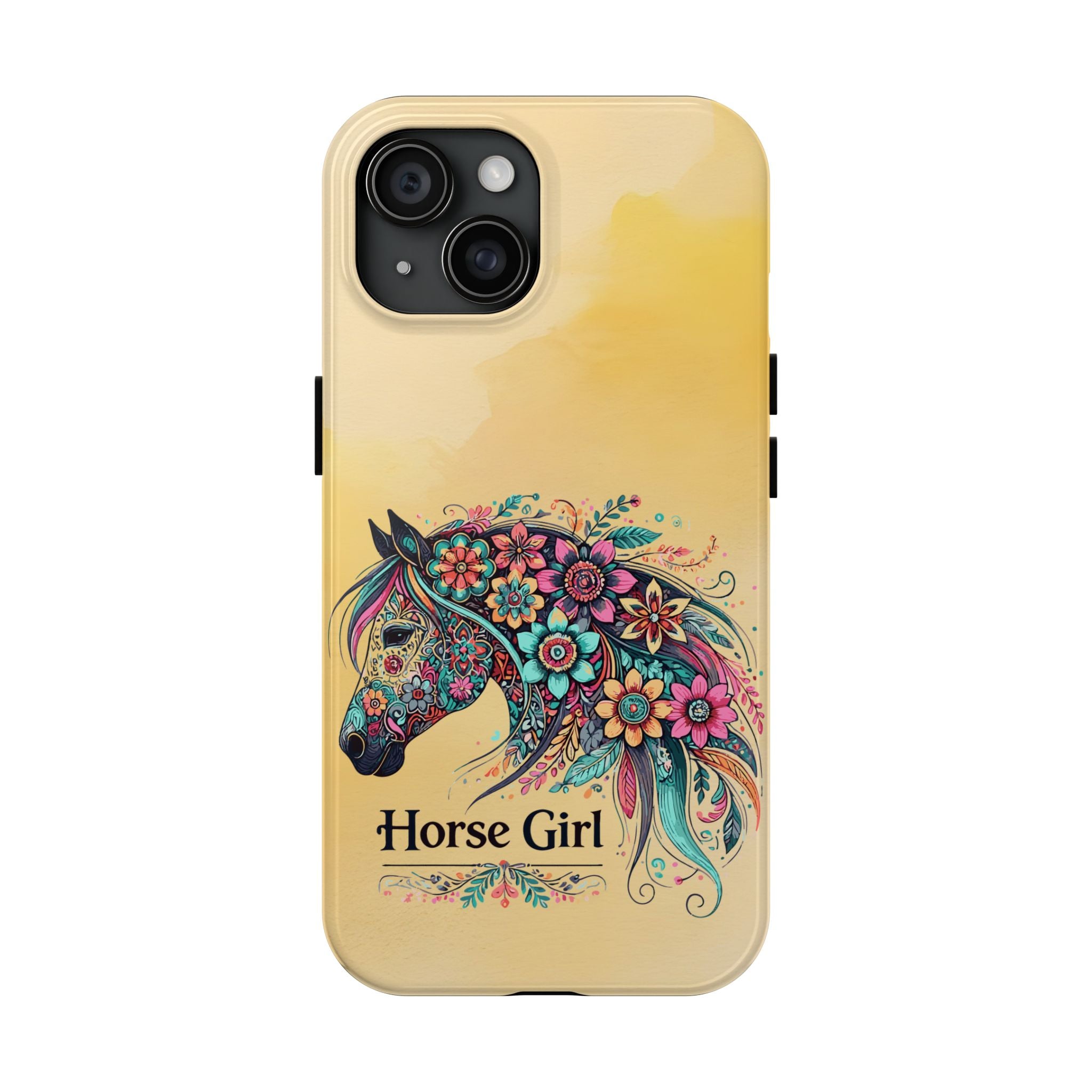 Horse Girl Tough Mobile Phone Case