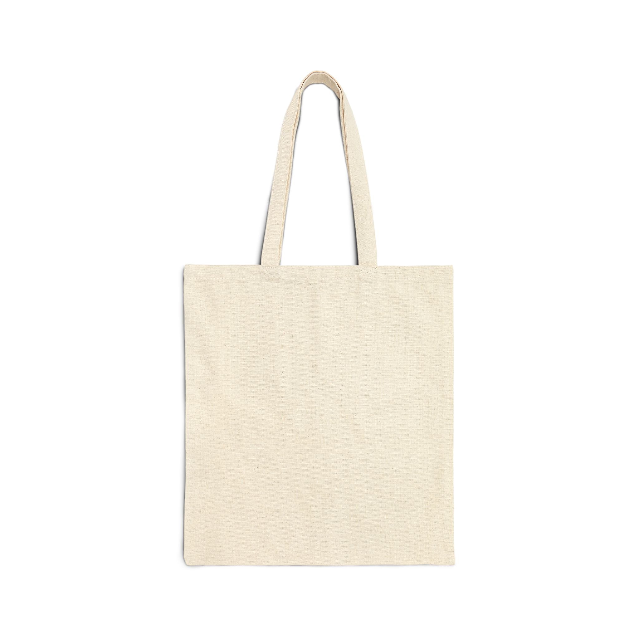 Personalized Initial Name Cotton Canvas Tote Bag