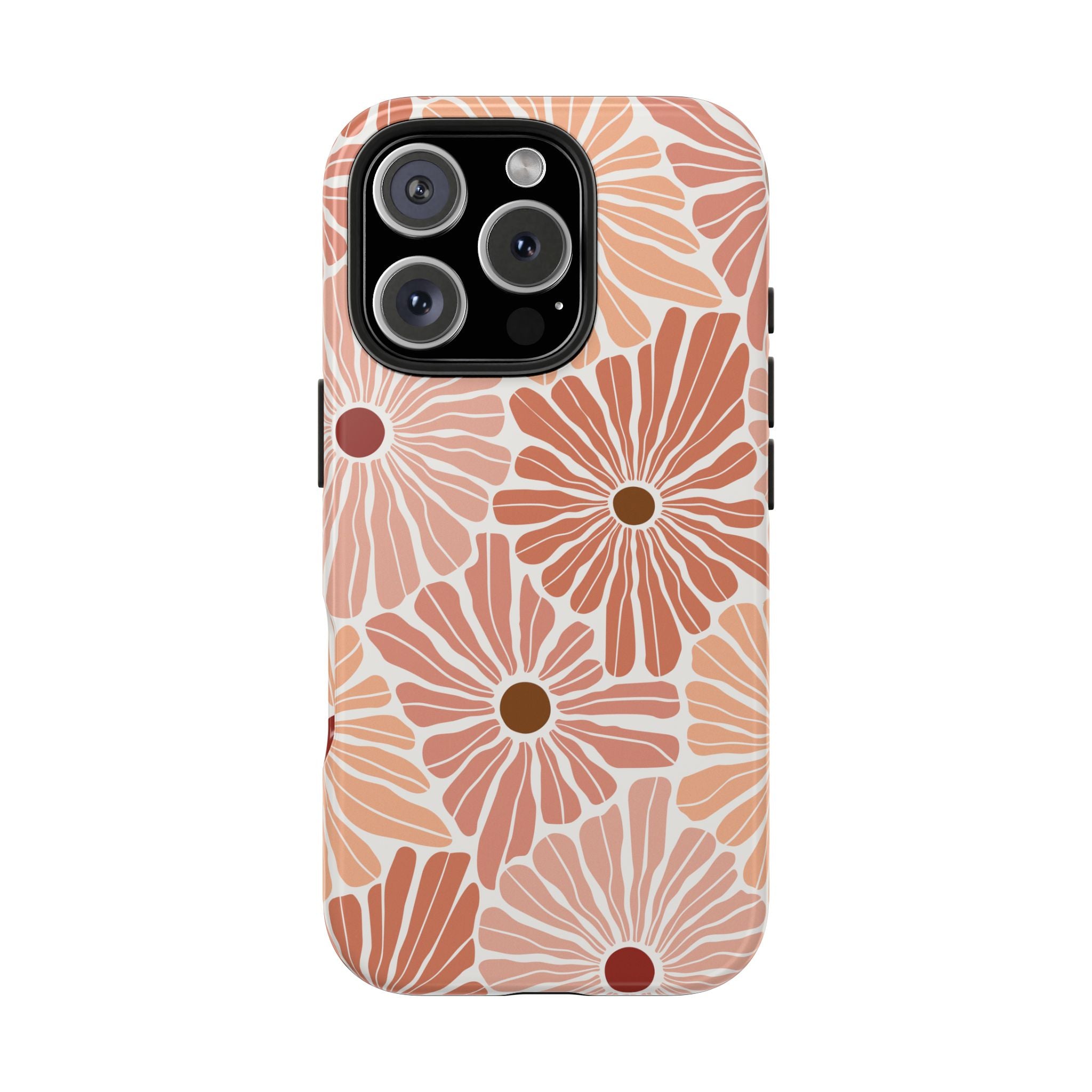Pinked Flowers Tough Mobile Phone Case