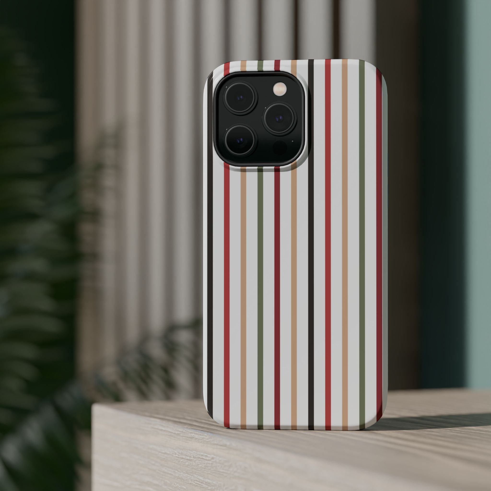 Stripes Magnetic Tough Phone Case
