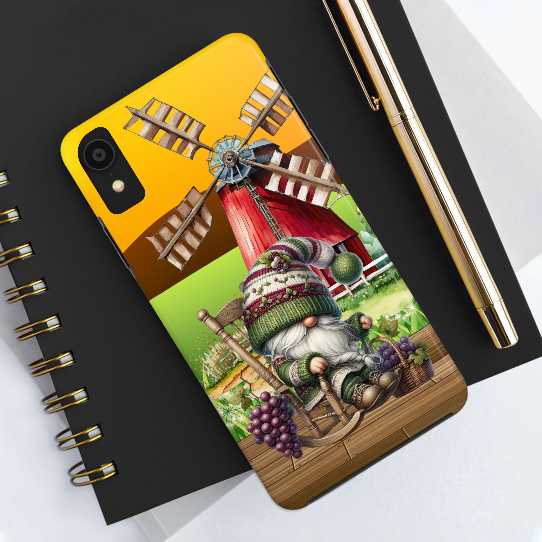 Back Porch Rocker Country Gnome Tough Mobile Phone Case