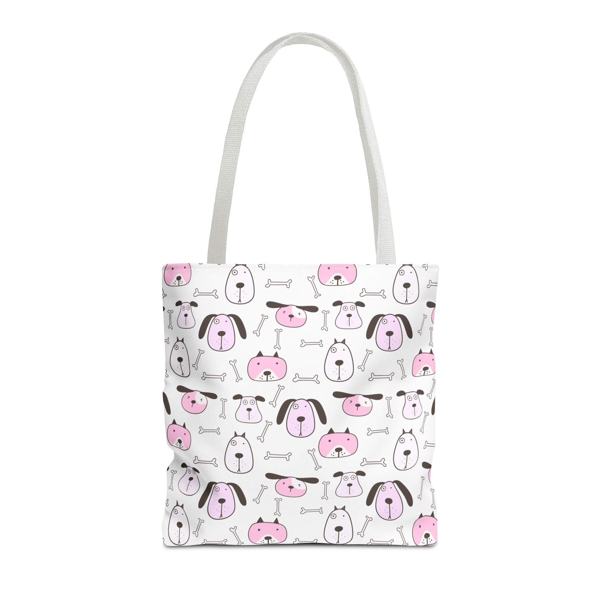 Puppy Dogs Pink & White Tote Bag