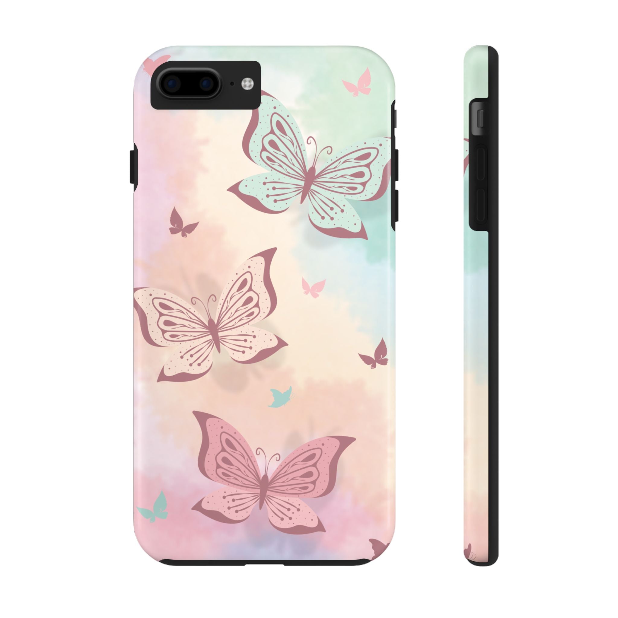 Butterfly Blossom Tough Phone Case - Durable Protection with a Whimsical Touch