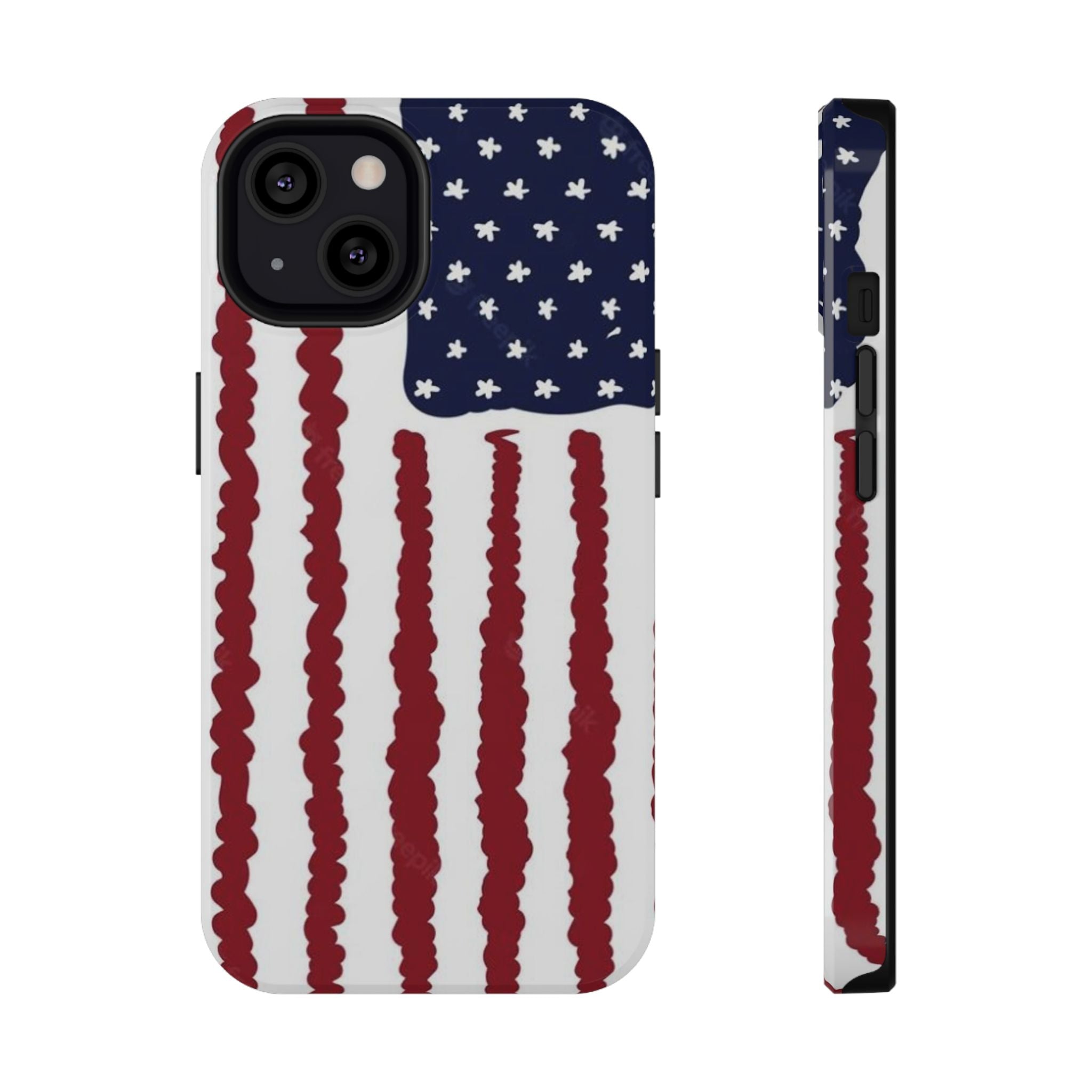 USA Flag Impact-Resistant Case