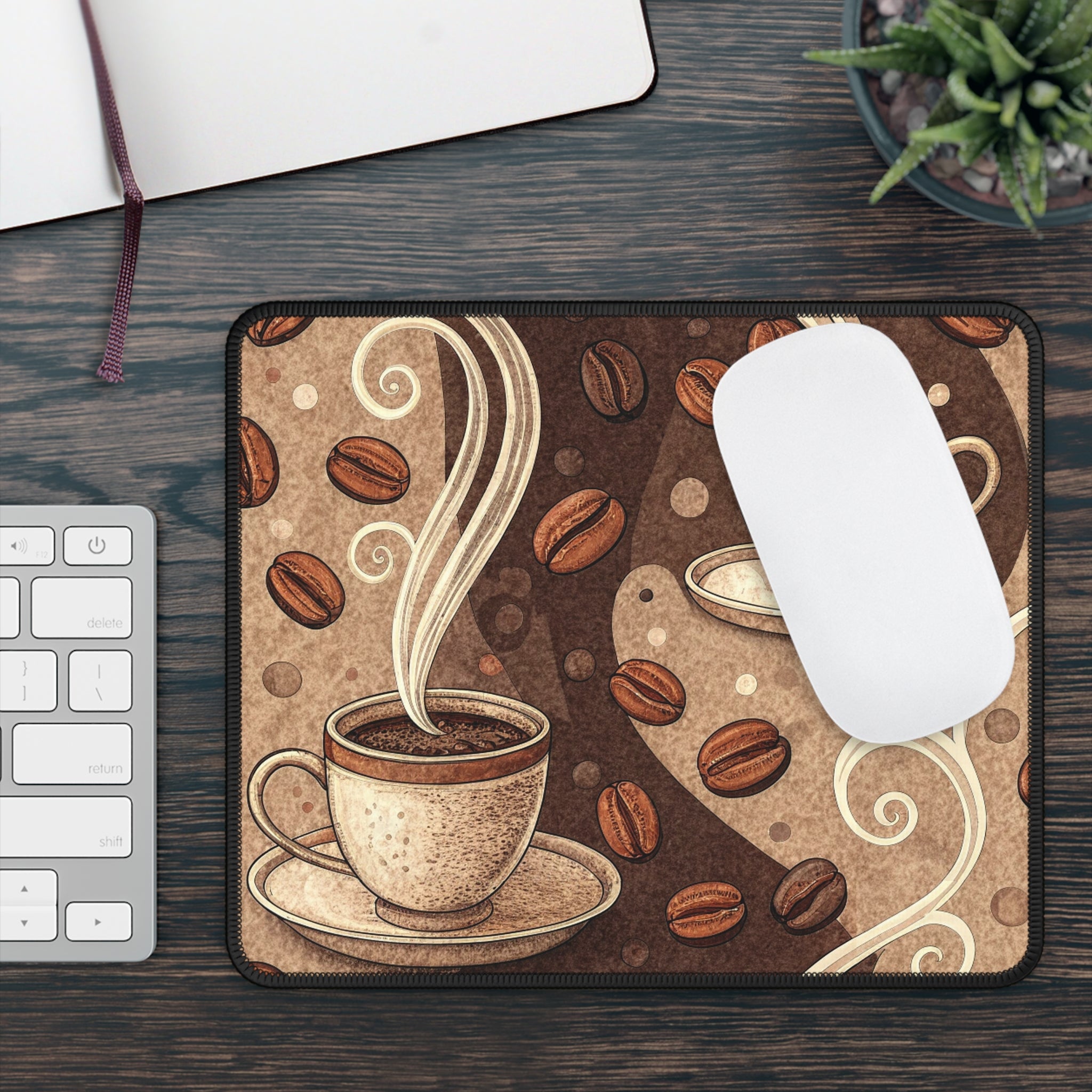 Coffee Lover Gaming Mouse Pad Stylish Design for Gamers & Workspaces