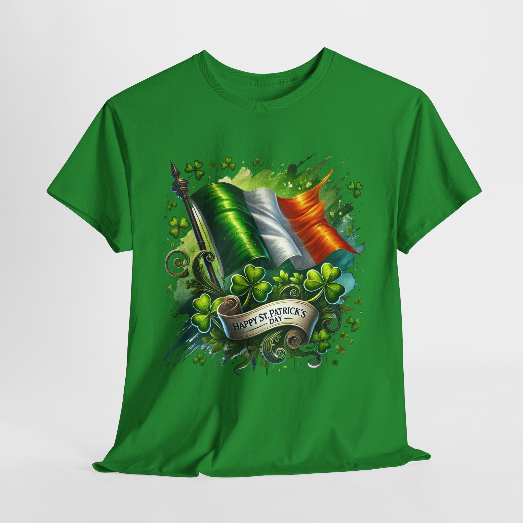 St. Patrick's Day Heavy Cotton Tee - Celebrate with Irish Pride!
