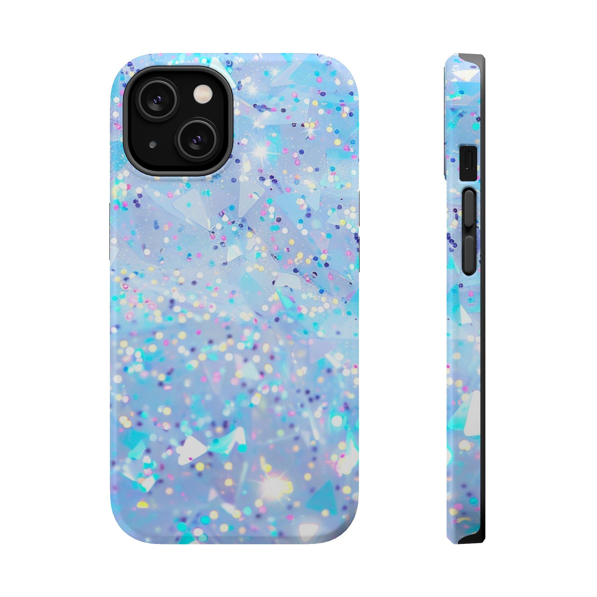 Blue Glitter Magnetic Tough Case