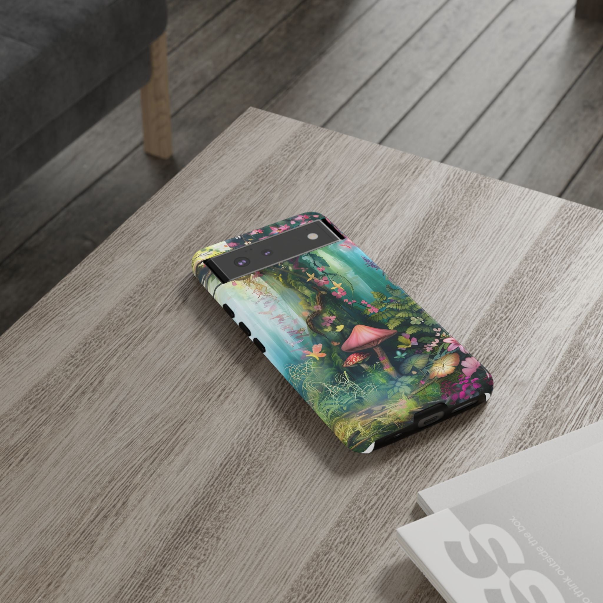 Tough Case Impact Resistant Enchanted Forest Google Pixel Phone Case Nature-Inspired Design for Nature Lovers Cover