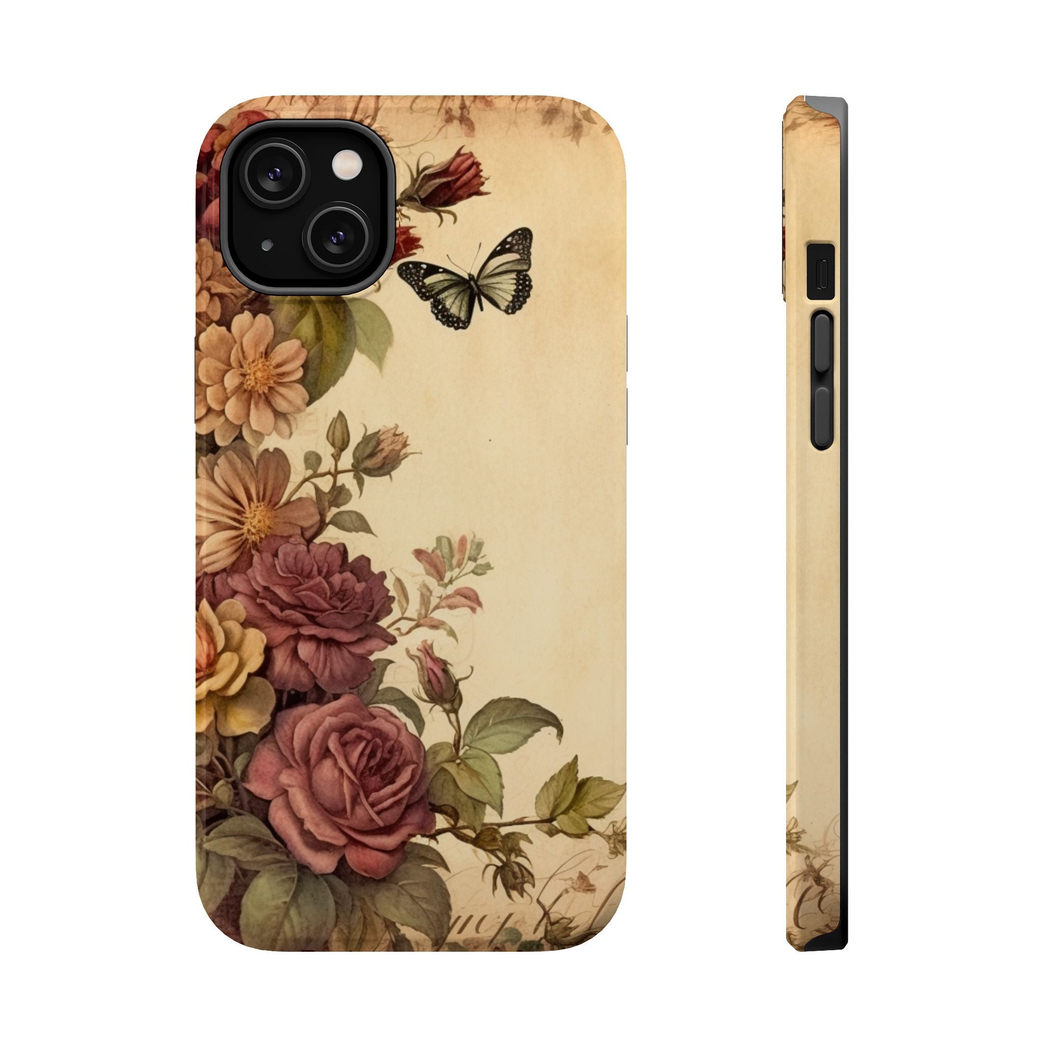 Roses & Butterfly Magnetic Tough Case