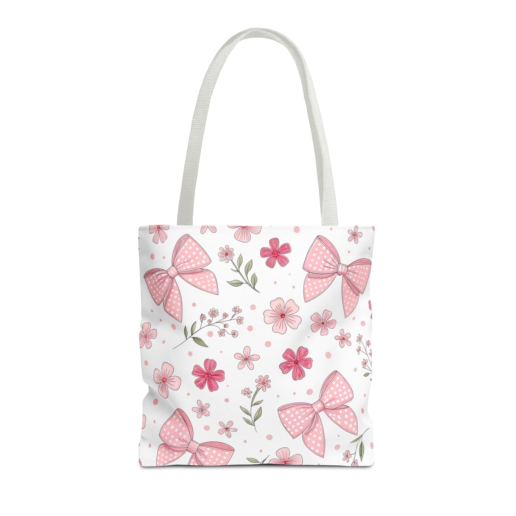 Pink Bows & Flowers Tote Bag