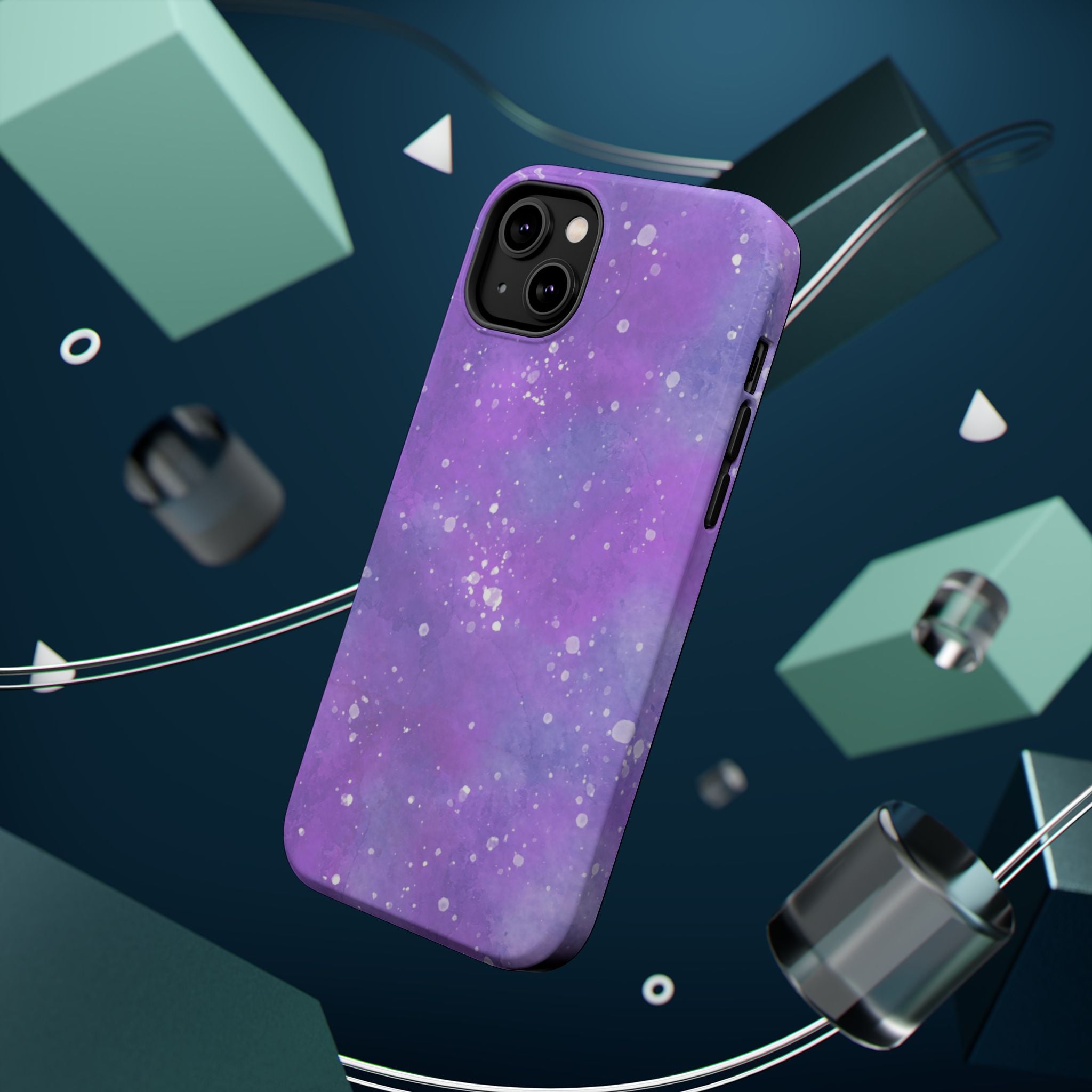 Purple Sparkle Magnetic Tough Case