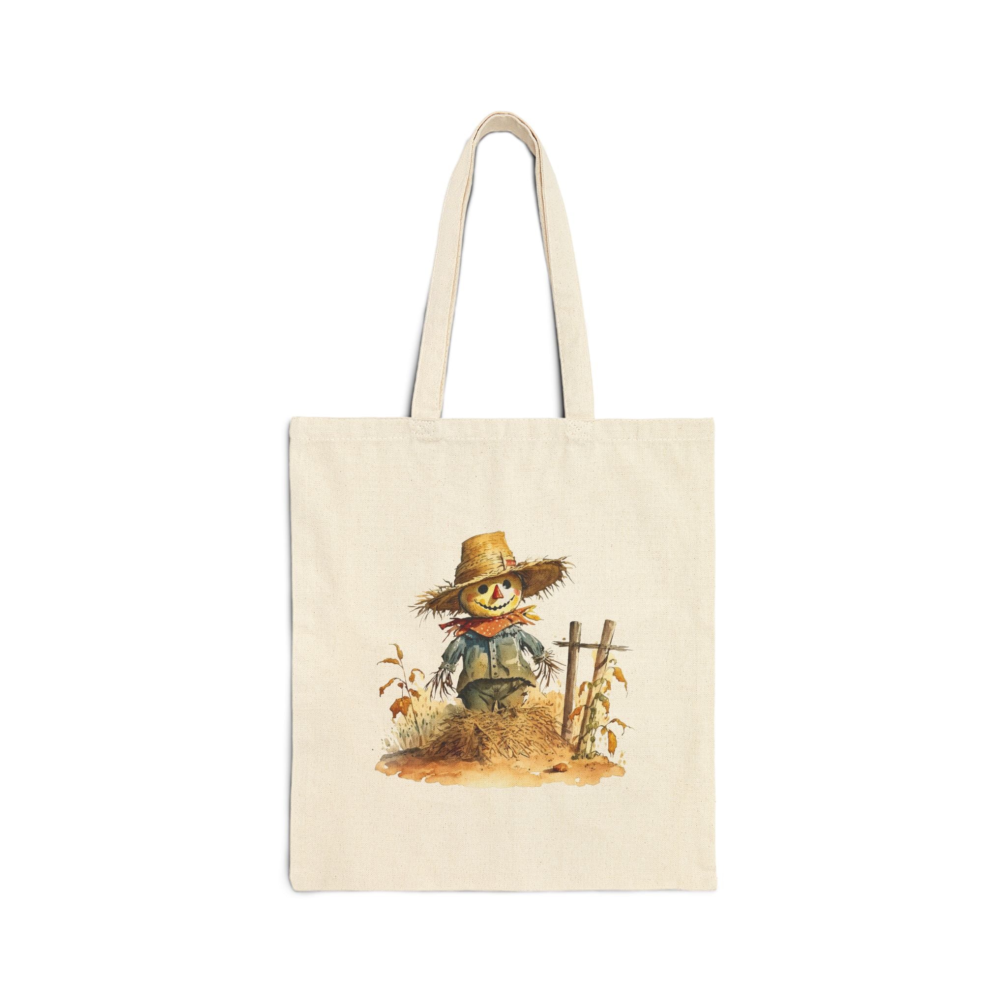 Scarecrow Cotton Canvas Tote Bag
