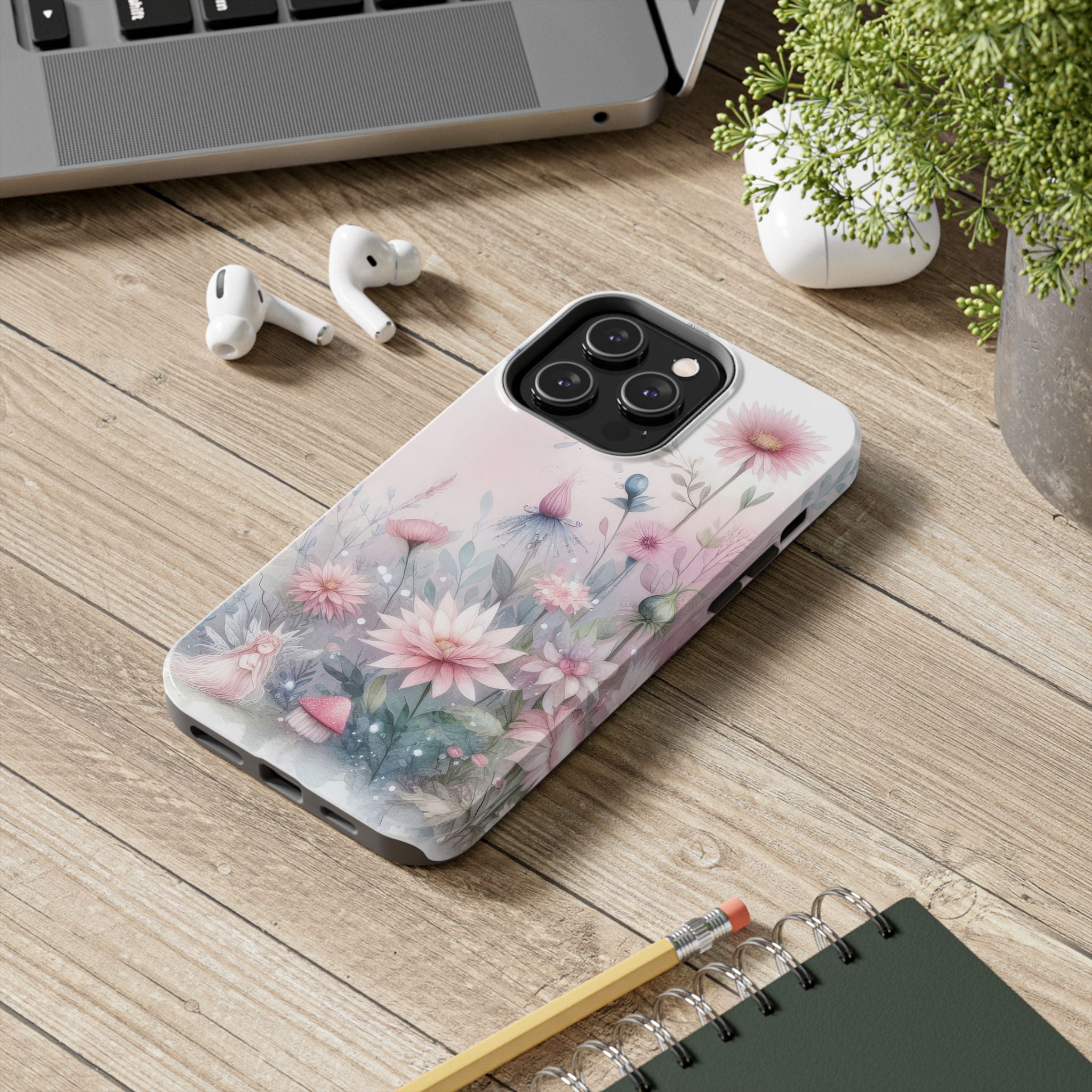 Pastel Fairy Garden Tough Mobile Phone Case