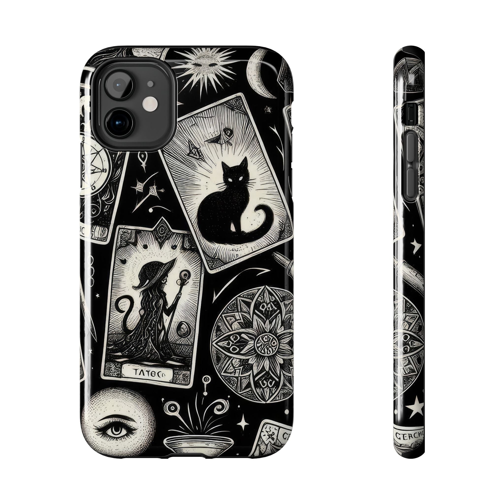 Black Cat Tarot Mobile Phone Case