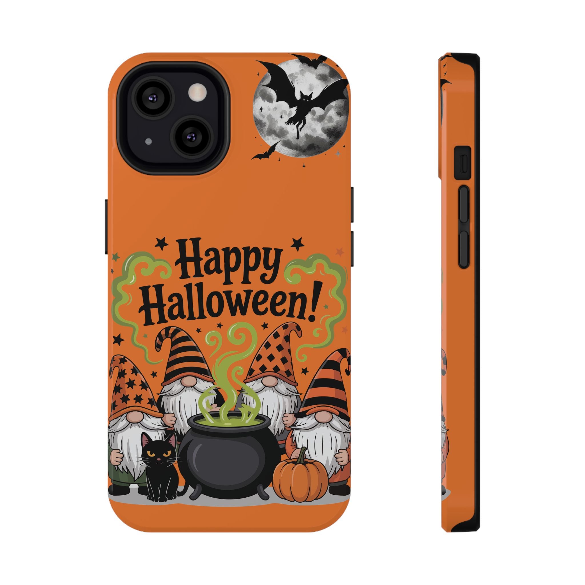 Halloween Gnome Phone Case | Impact-Resistant Cover | Happy Halloween Design, Spooky Gift, Fall Decor, Cute Gnome Case
