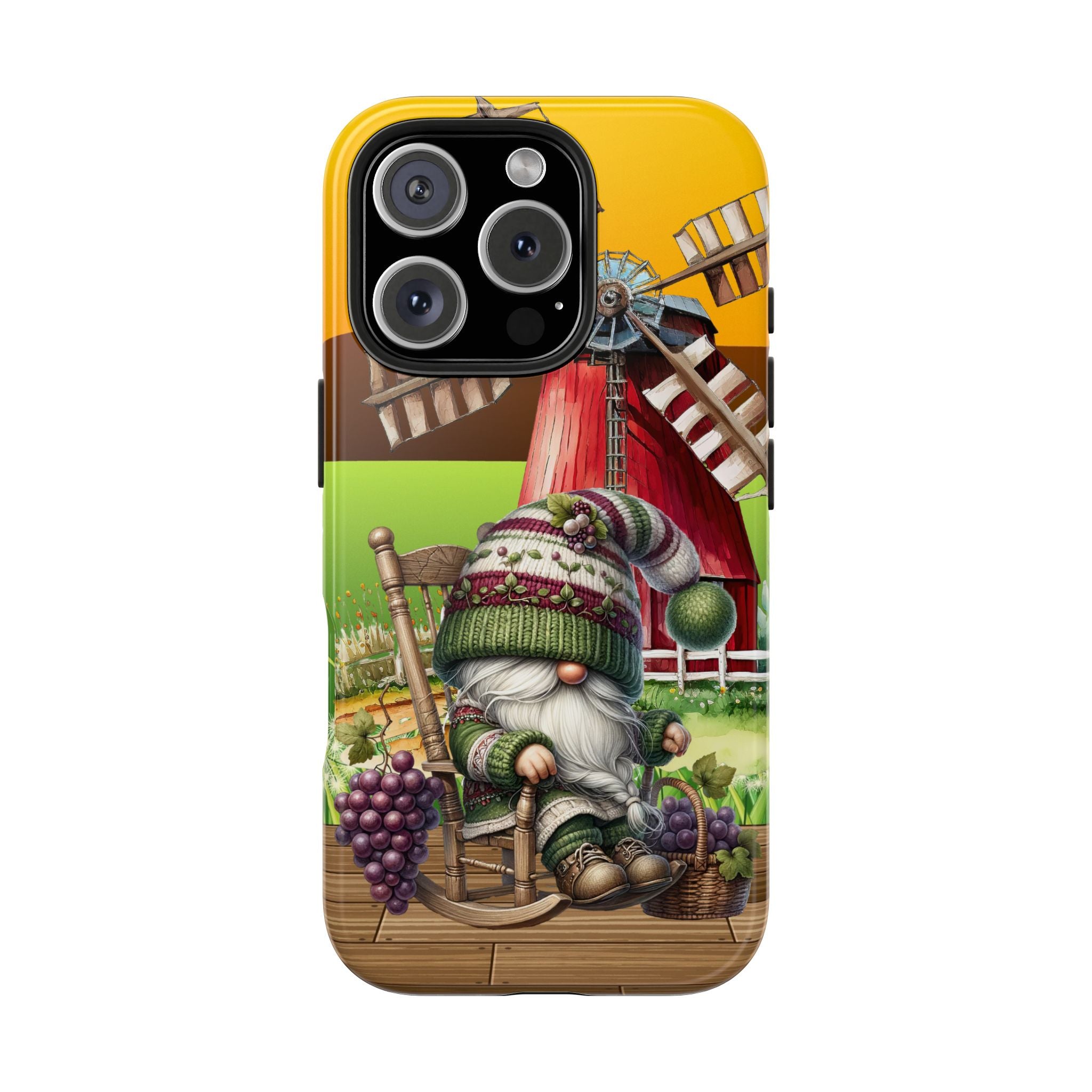 Back Porch Rocker Country Gnome Tough Mobile Phone Case