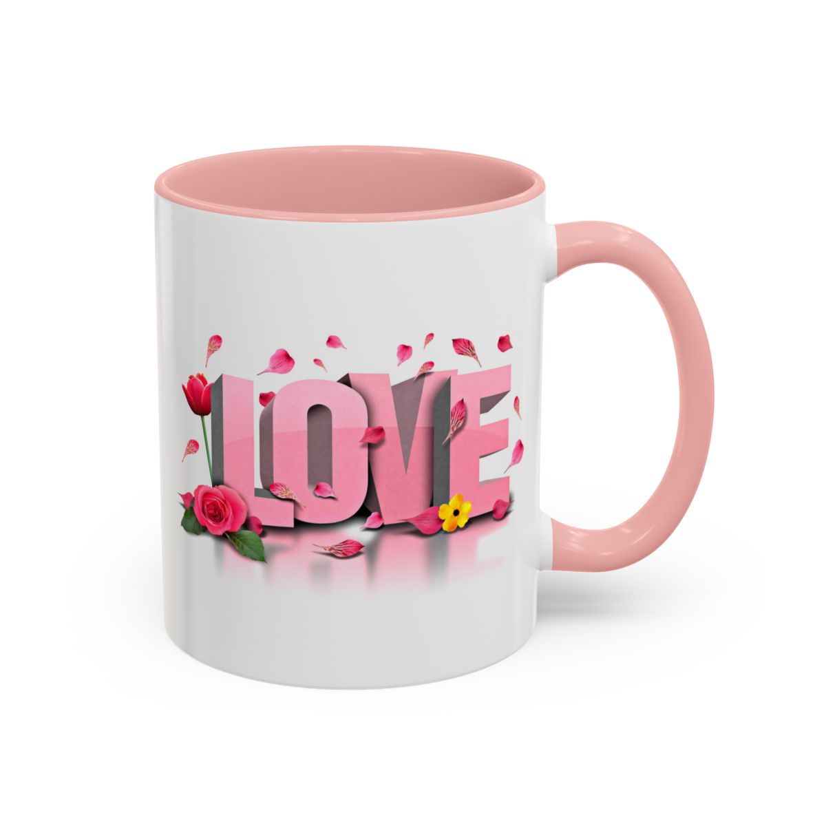 Love One Another Accent Coffee Mug