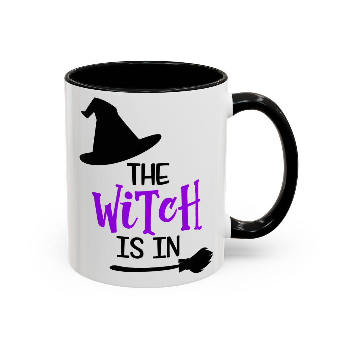 The Witch Is In Accent Coffee Mug
