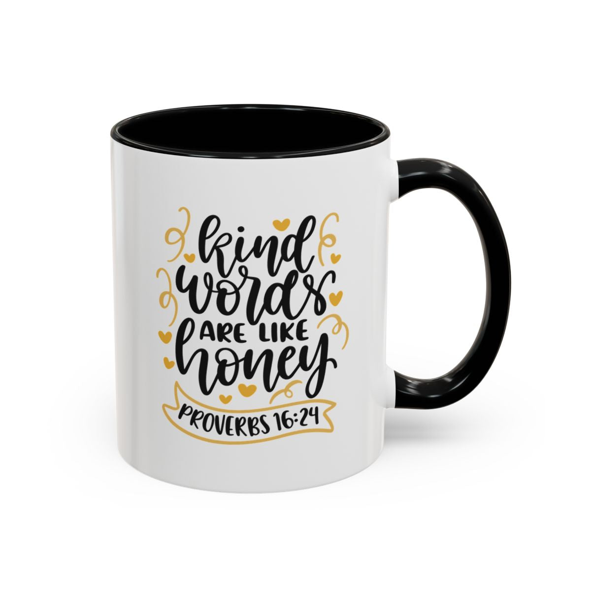 Kind Words Are Like Honey Accent Coffee Mug
