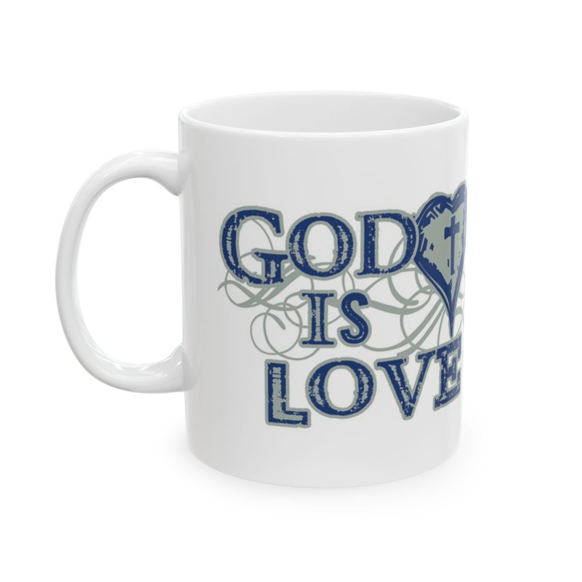 God is Love Ceramic Coffee Mug