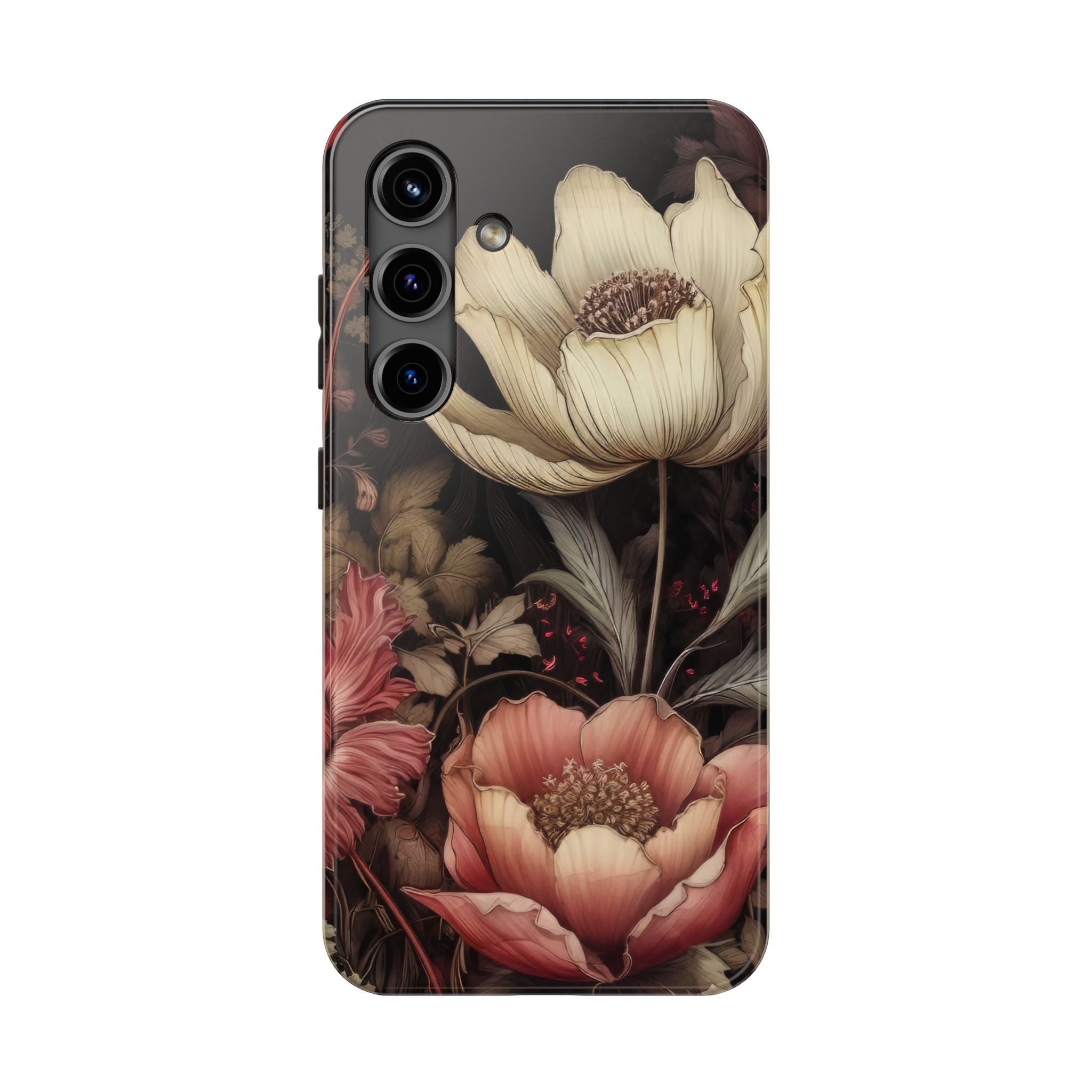 Peonies At Night Phone Case