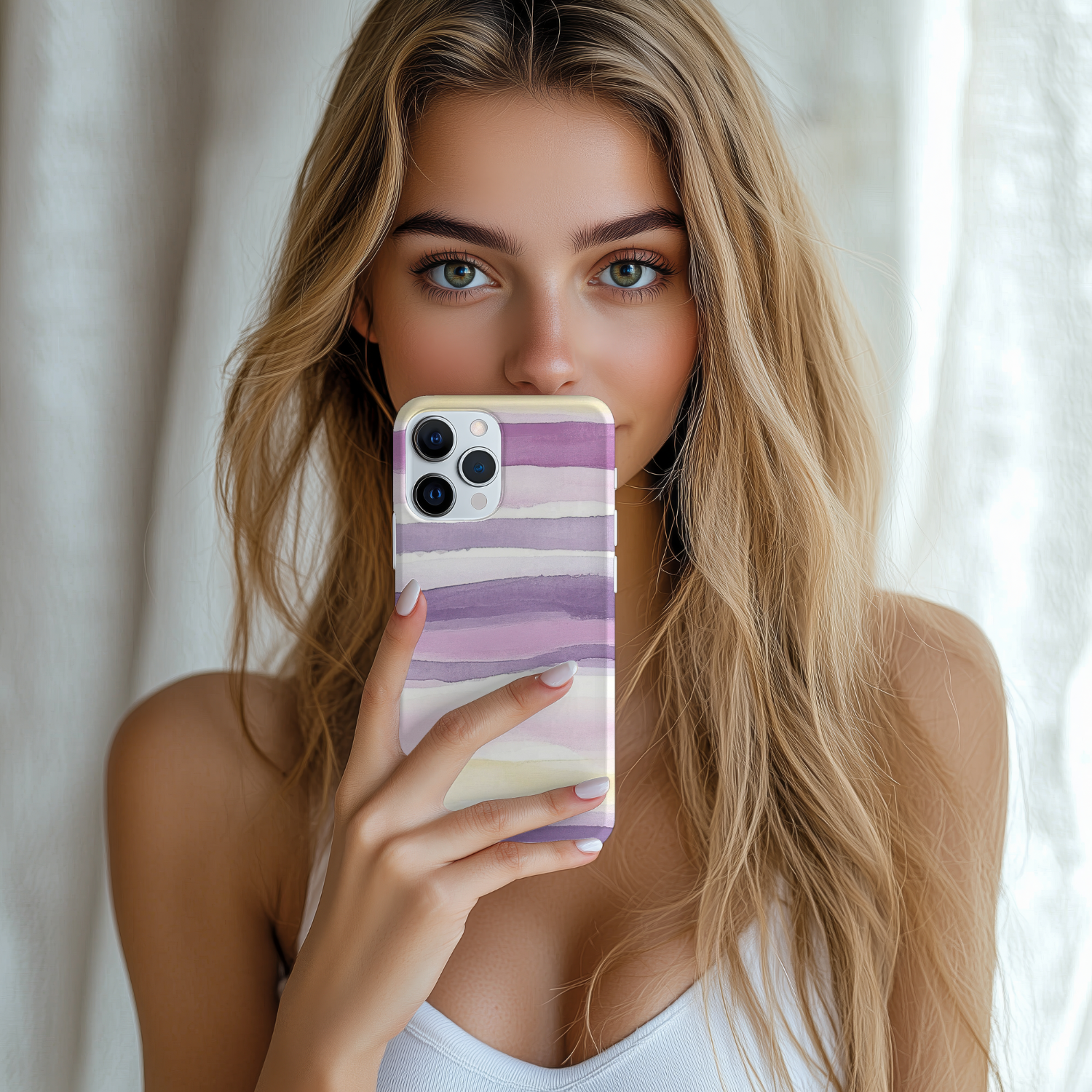 Colorful Striped Tough iPhone Samsung Case Stylish, Durable, Trending Design for Daily Use, Gift for Friends, Perfect for Any Occasion