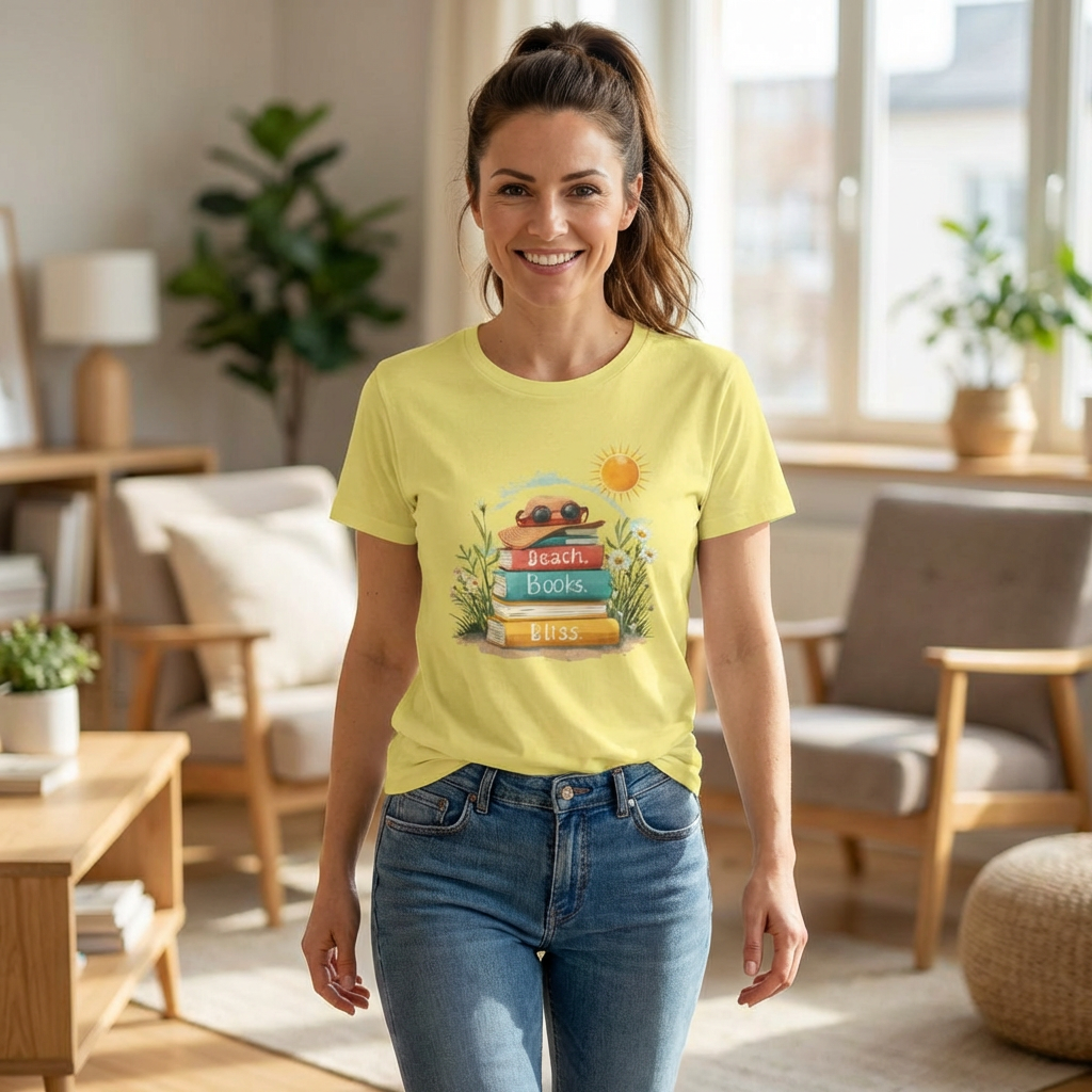 Beach Books Bliss T-Shirt — Summer Reading Graphic Tee
