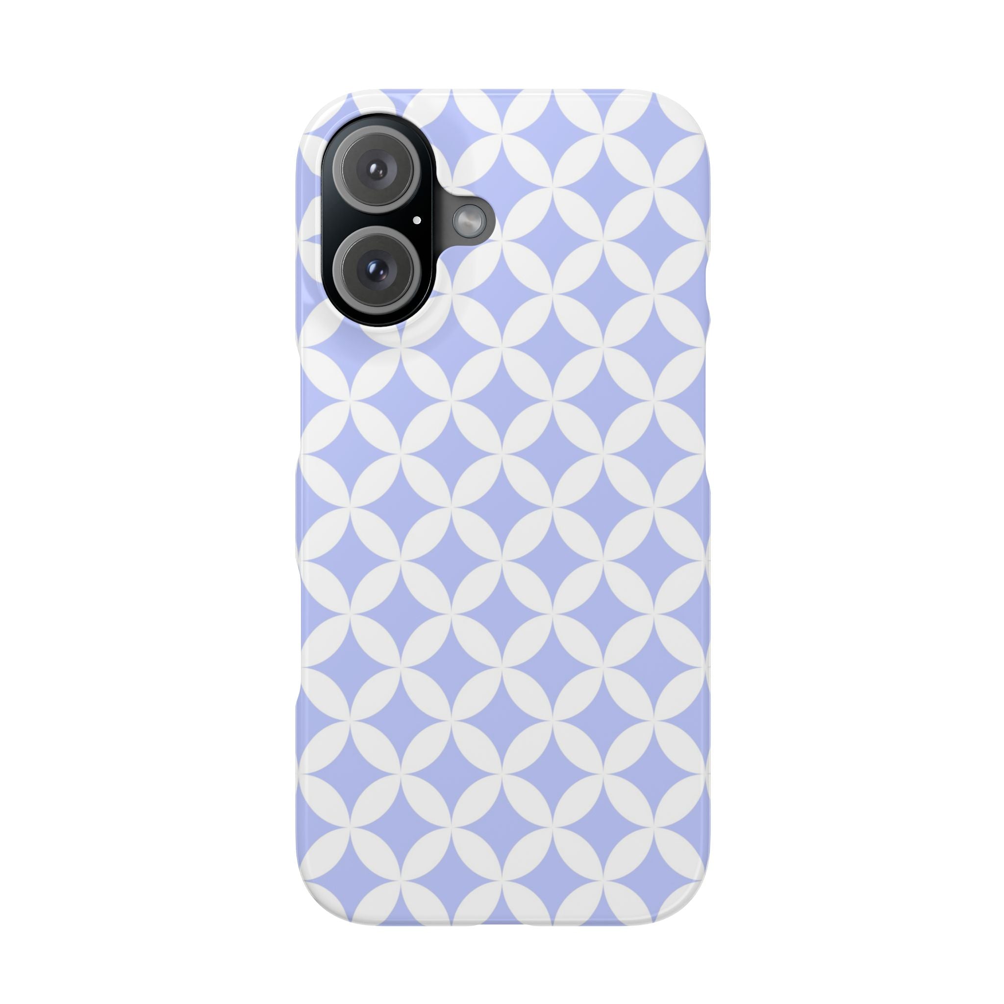 Chic Floral Lavender Slim iPhone Samsung Case Elegant Pattern Cover