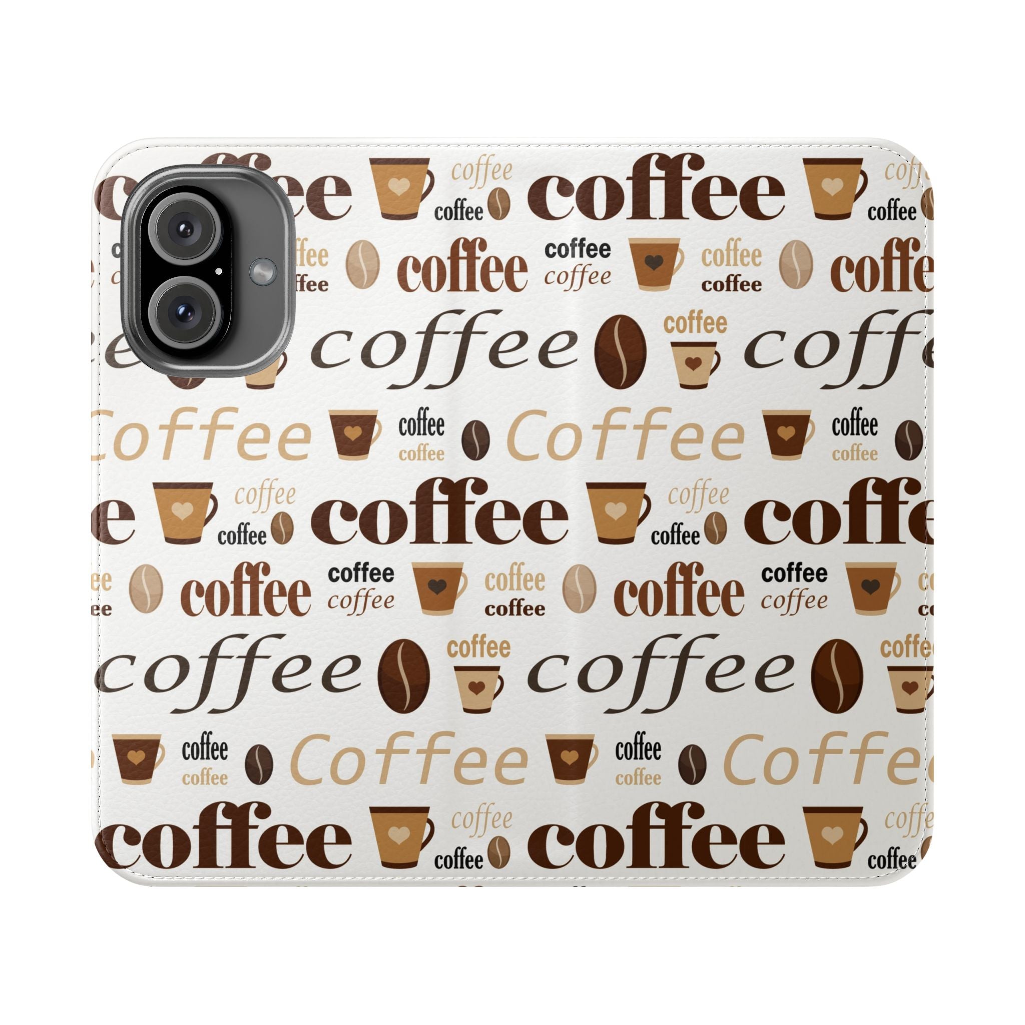 Coffee Lover Flip Mobile Phone Case