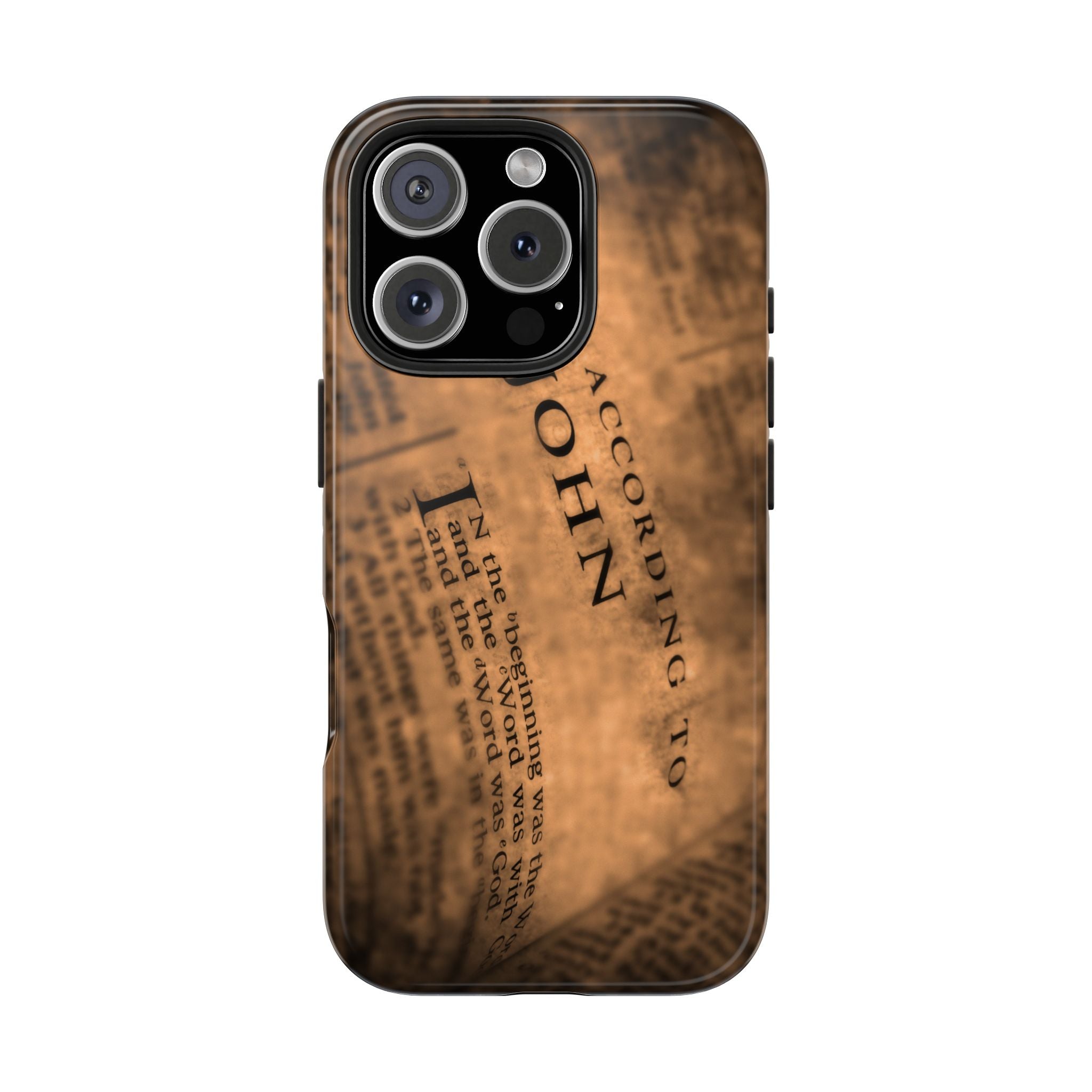 Vintage Bible Verse Tough Phone Case - Stylish Protection for Faith Lovers