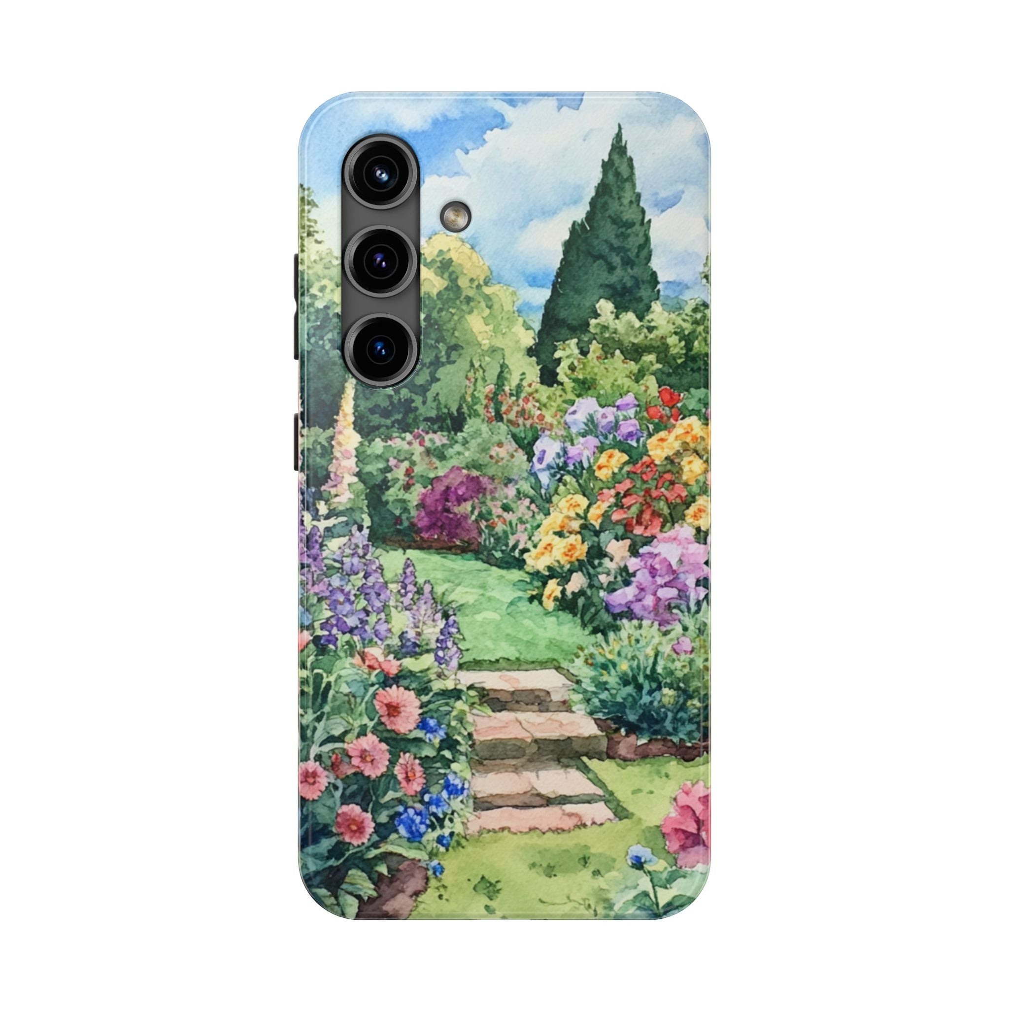 Flower Garden Tough Mobile Phone Case