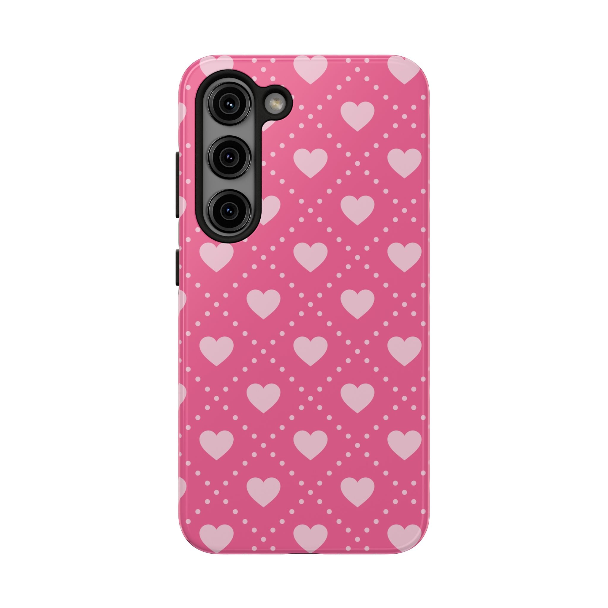 Hearts Pink Tough Mobile Phone Case