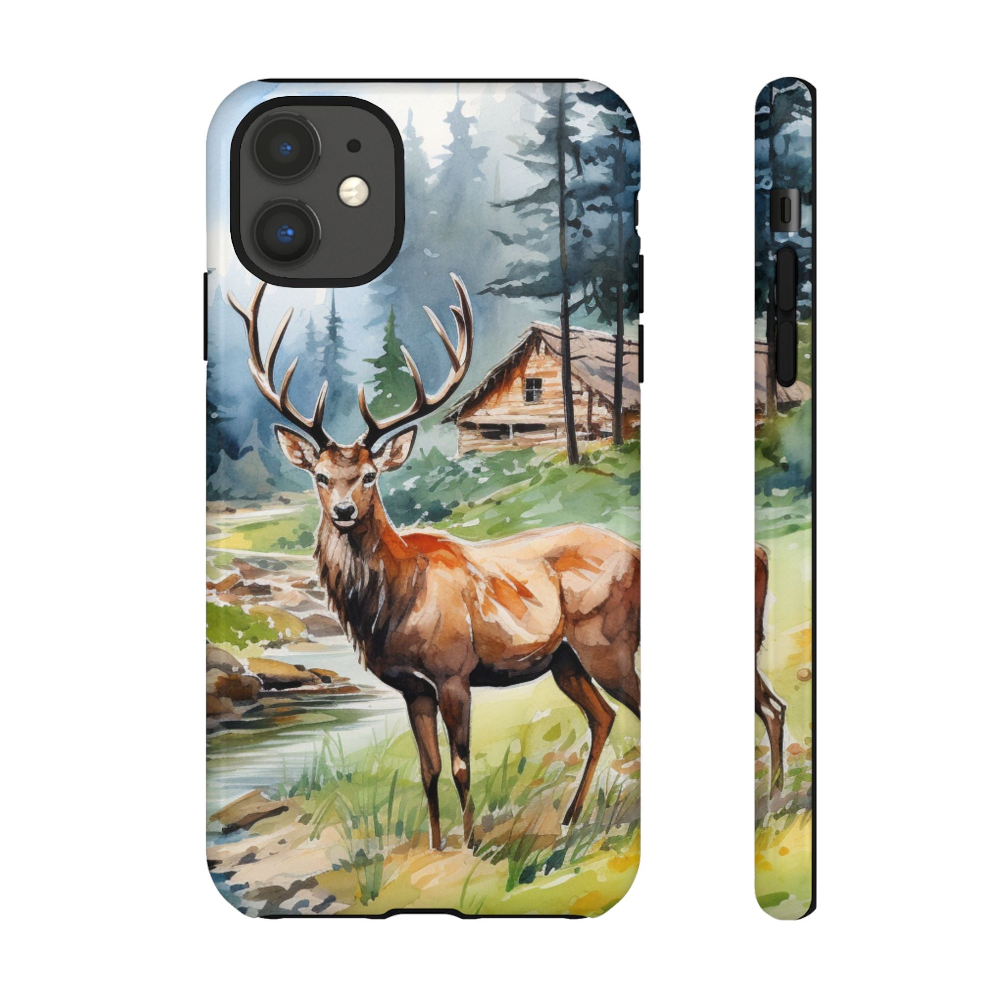 Deer Country Scene Tough Phone Case