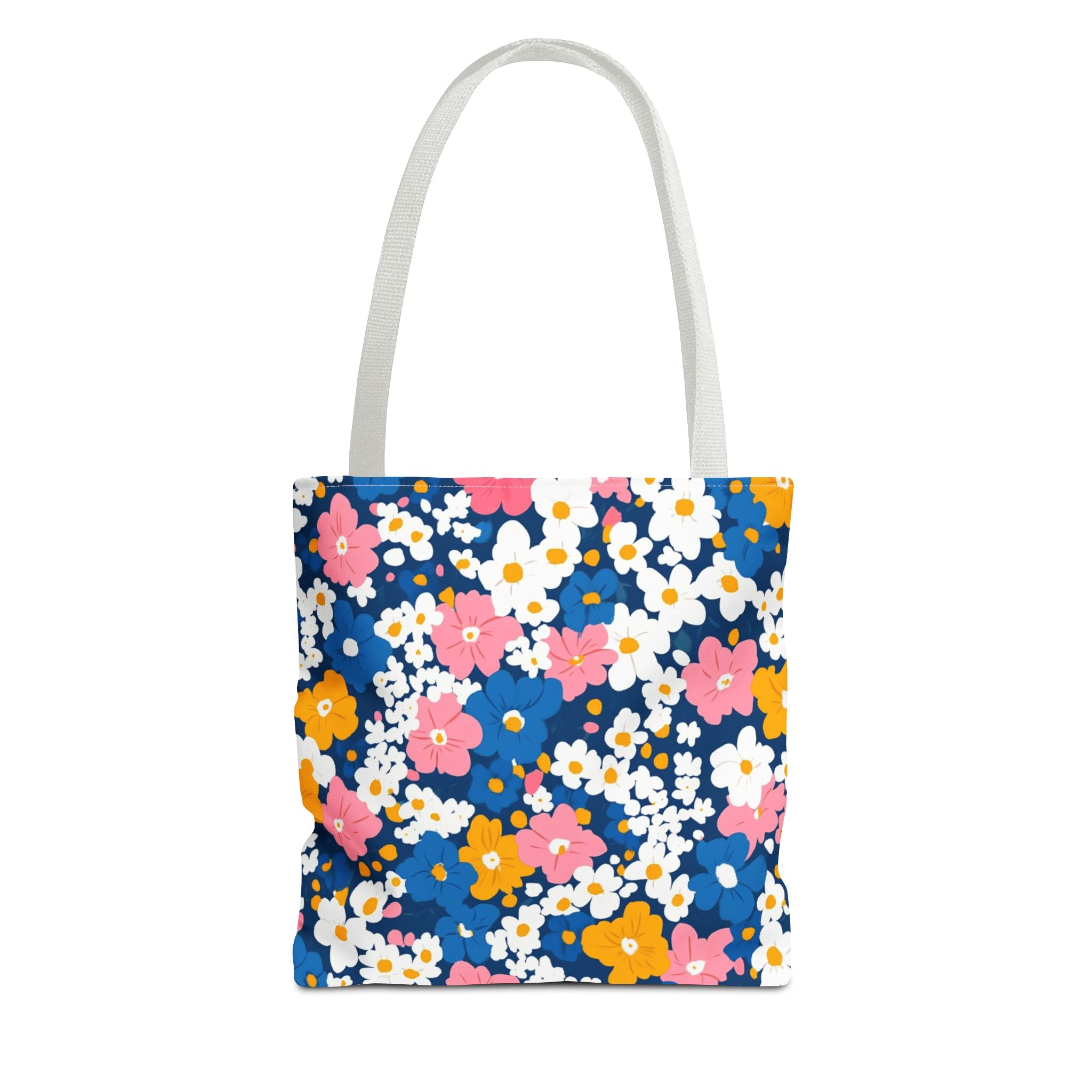 Colorful Floral Tote Bag Eco-Friendly Shopping & Beach Bag Carryall