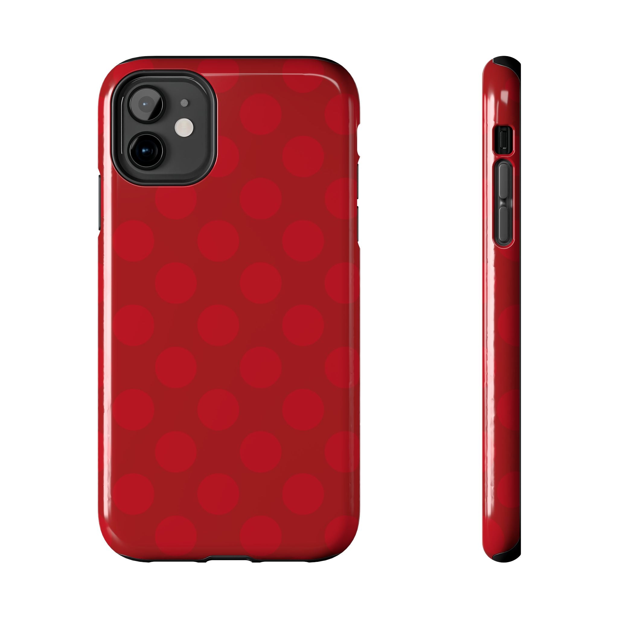 Red Polka-Dot Mobile Phone Case