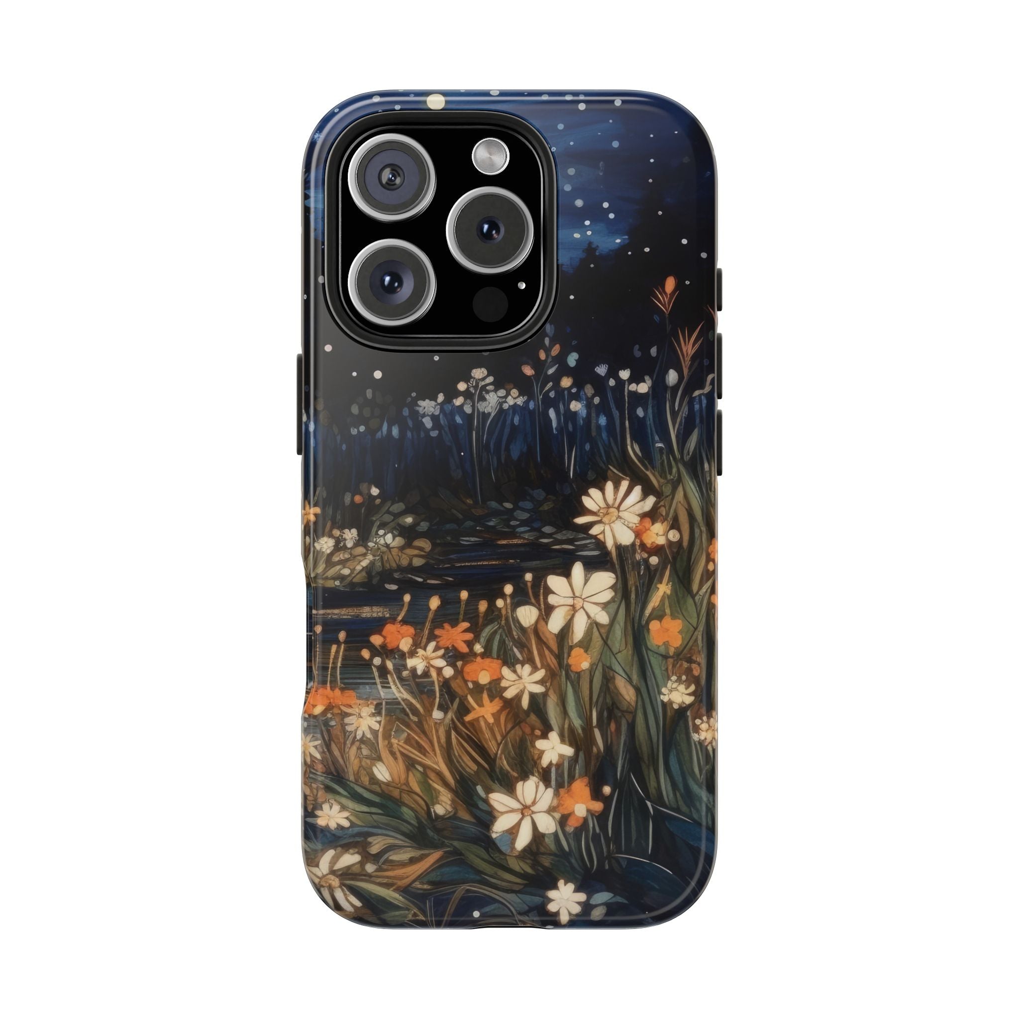 Night Wildflowers Tough Mobile Phone Case