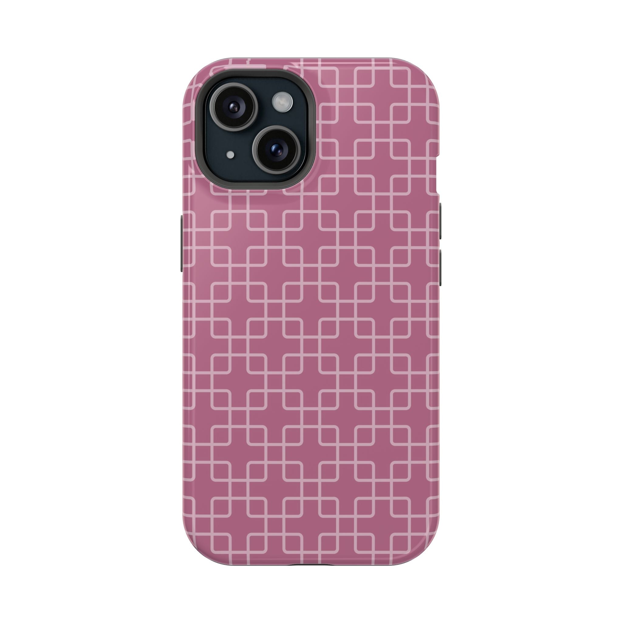 Mauve Geometric Magnetic Tough Case