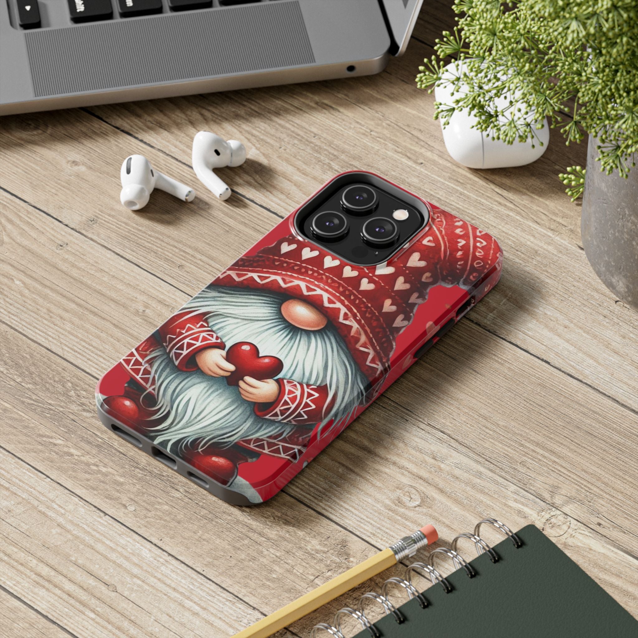 Valentine Gnome Tough Mobile Phone Case
