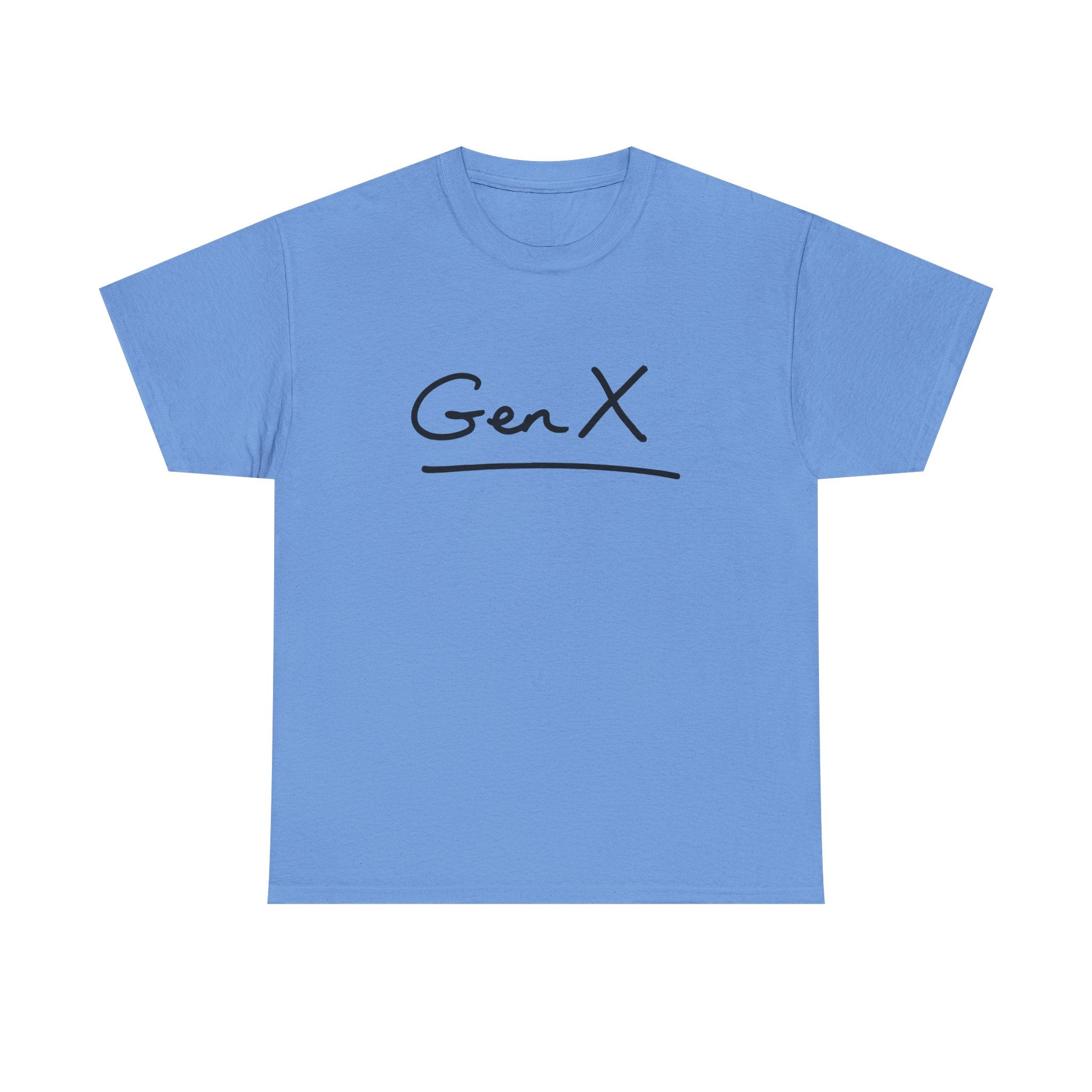 Heavy Cotton Tee Gen X Vintage Look T-Shirt for Nostalgic Gen Xers