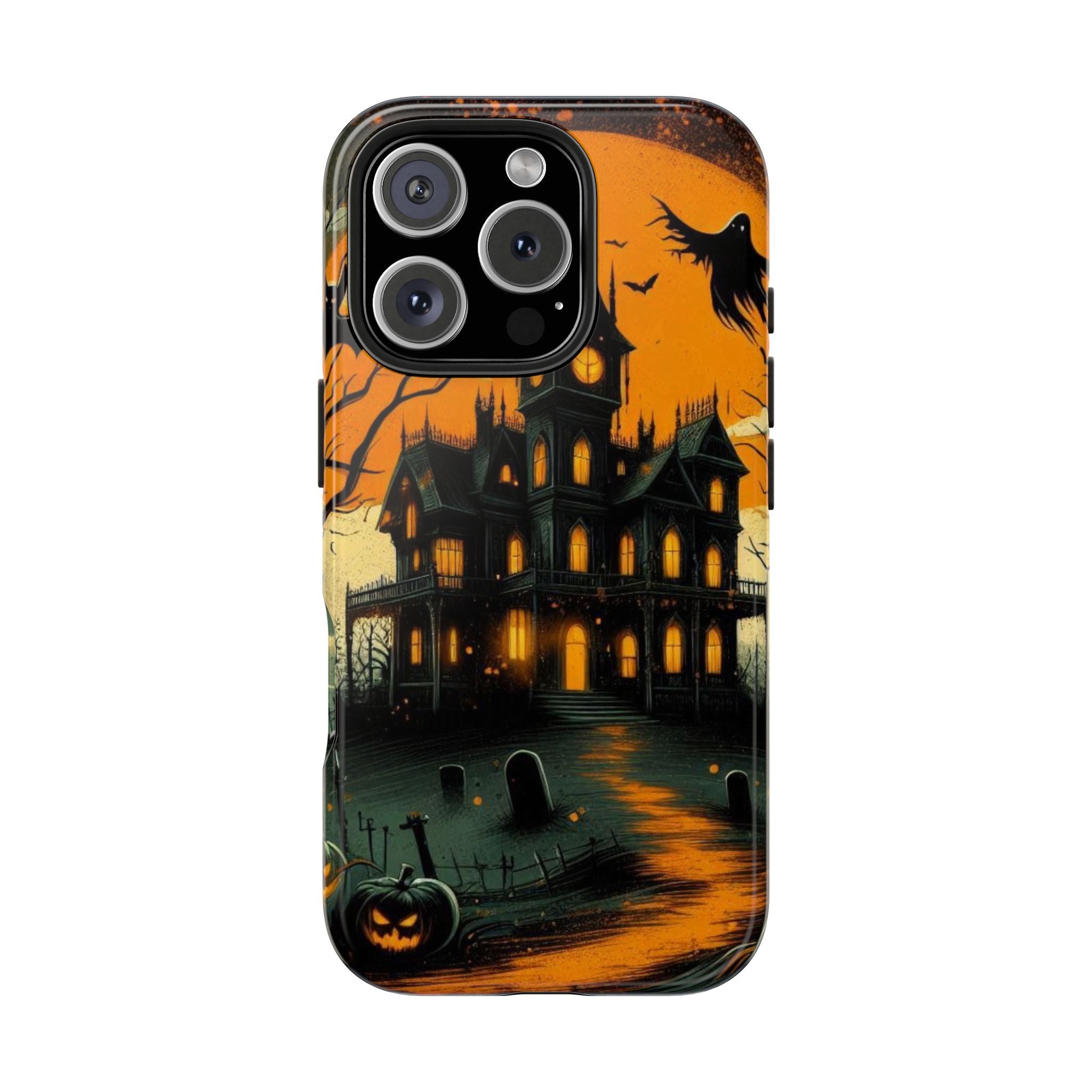 Halloween Haunted House Tough Mobile Phone Case