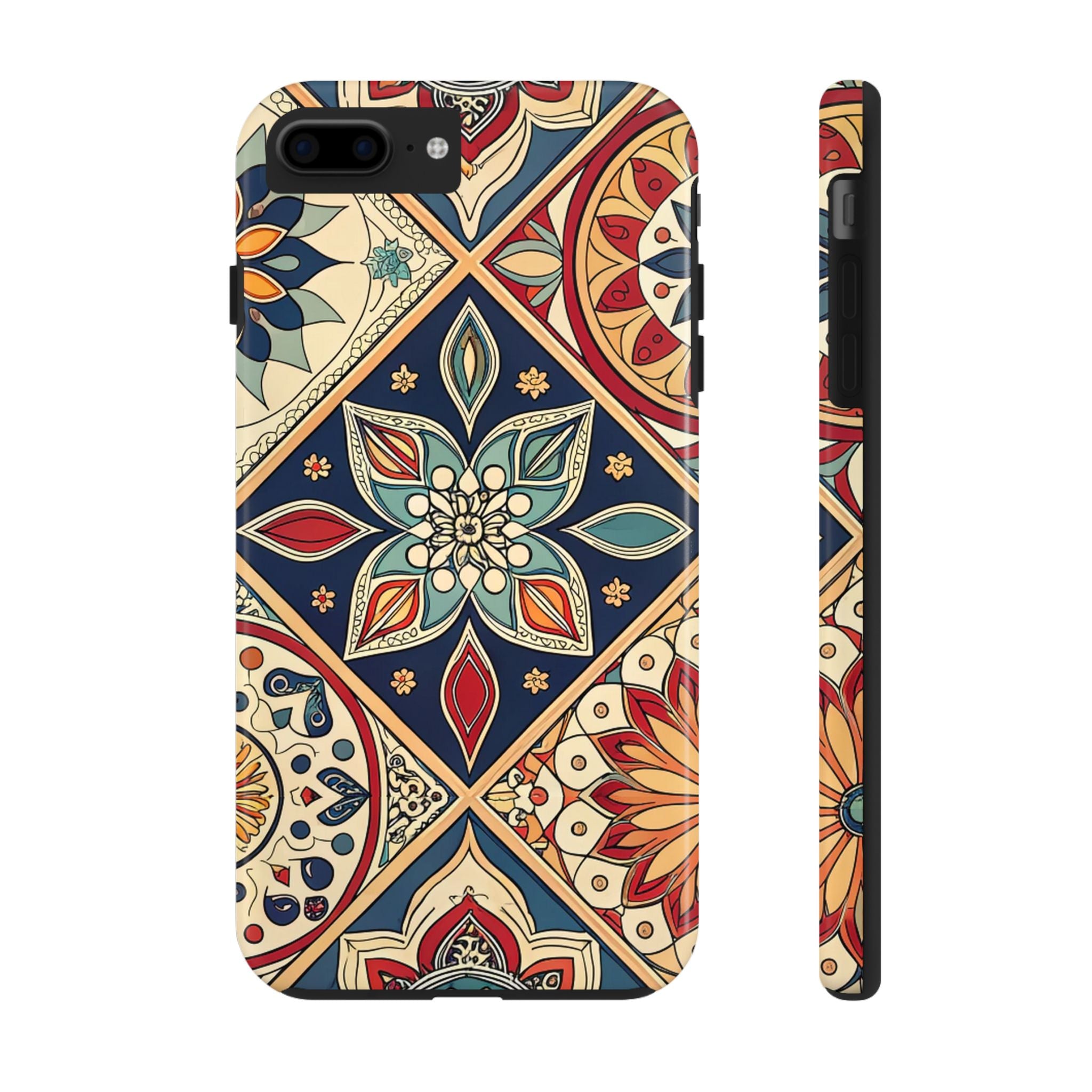 Bohemian Pattern Tough Impact Resistant Phone Case Stylish Protection for Trendsetters iPhone Samsung Cover
