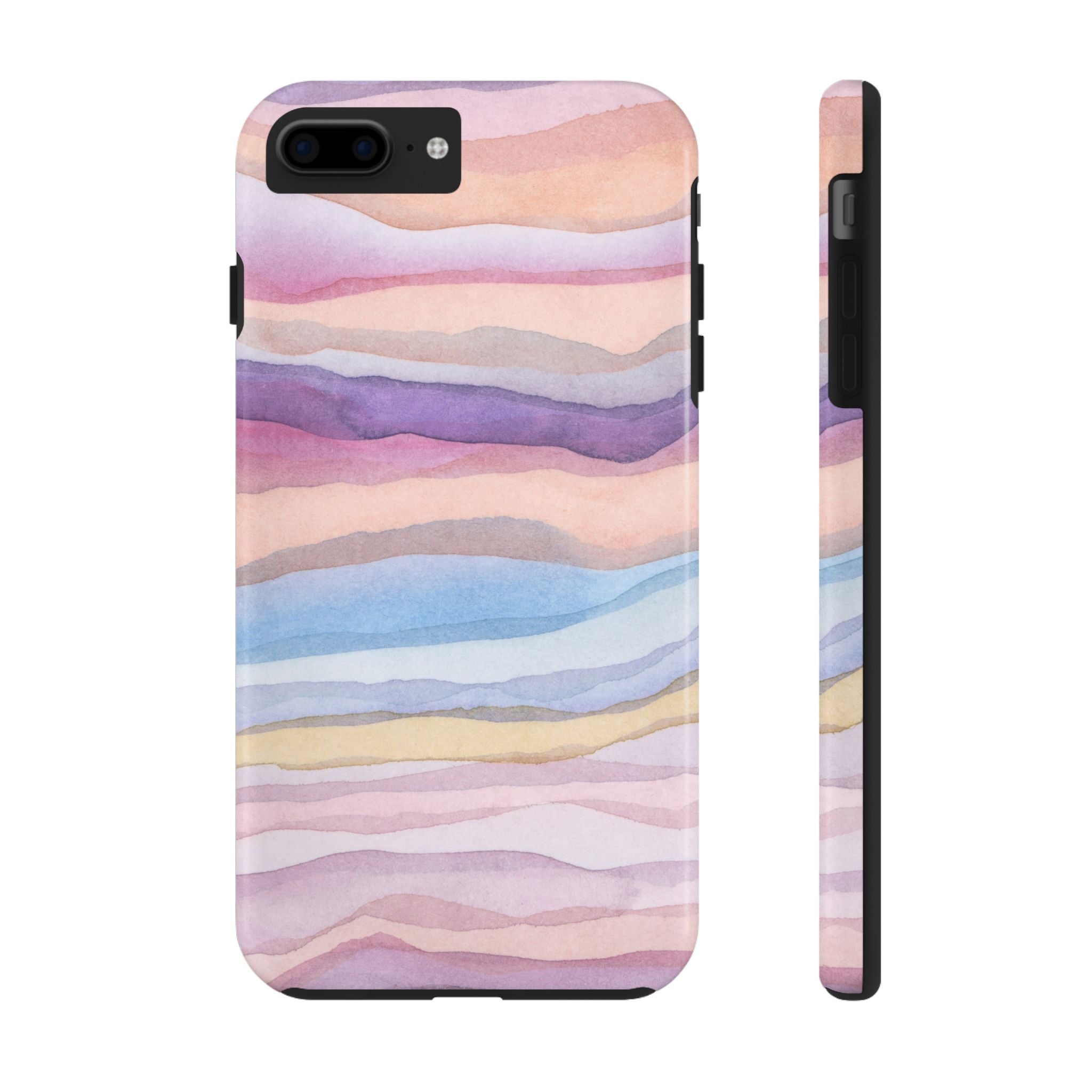Watercolor Waves Tough Phone Case - Stylish Protection for Your Device