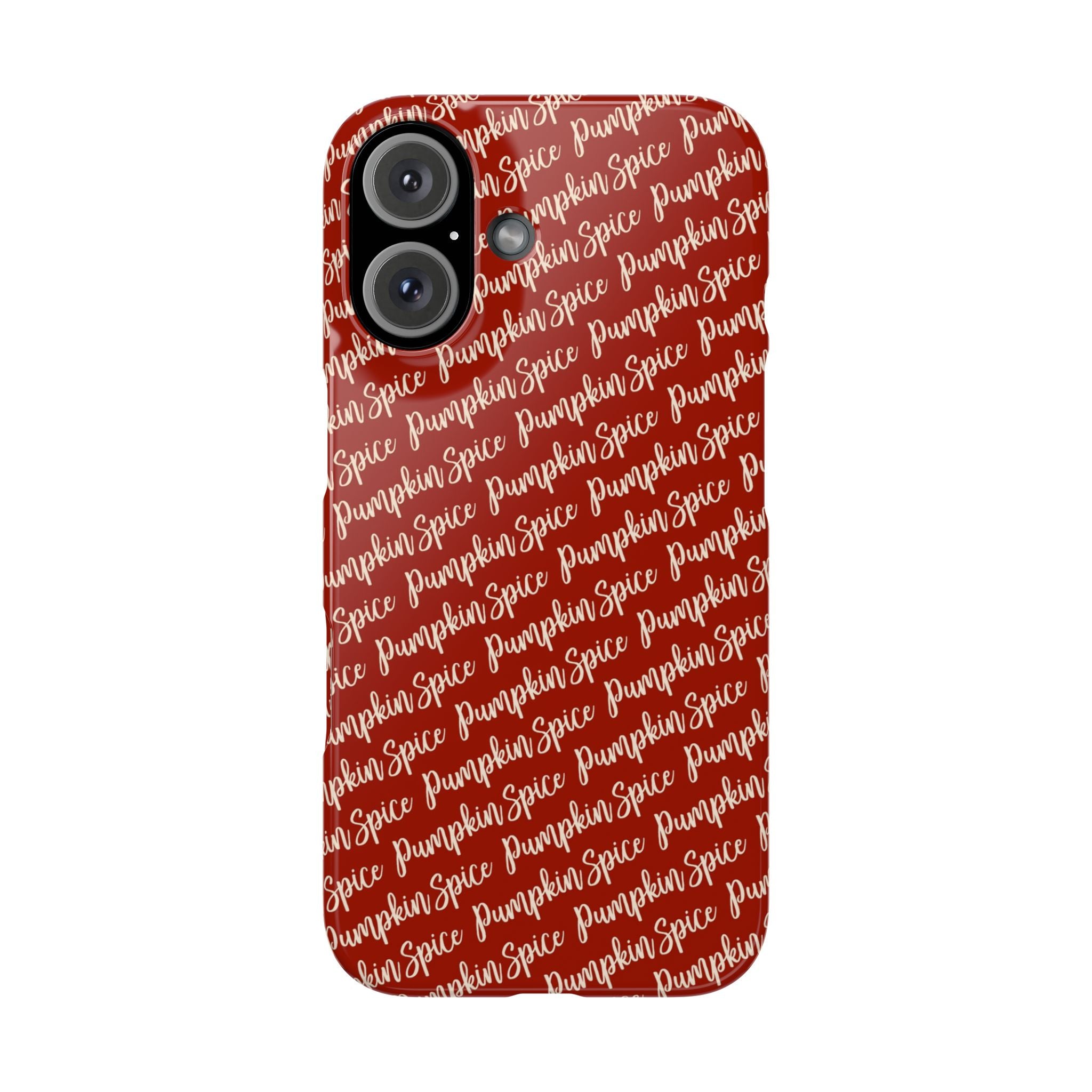 Pumpkin Spice Slim Phone Case