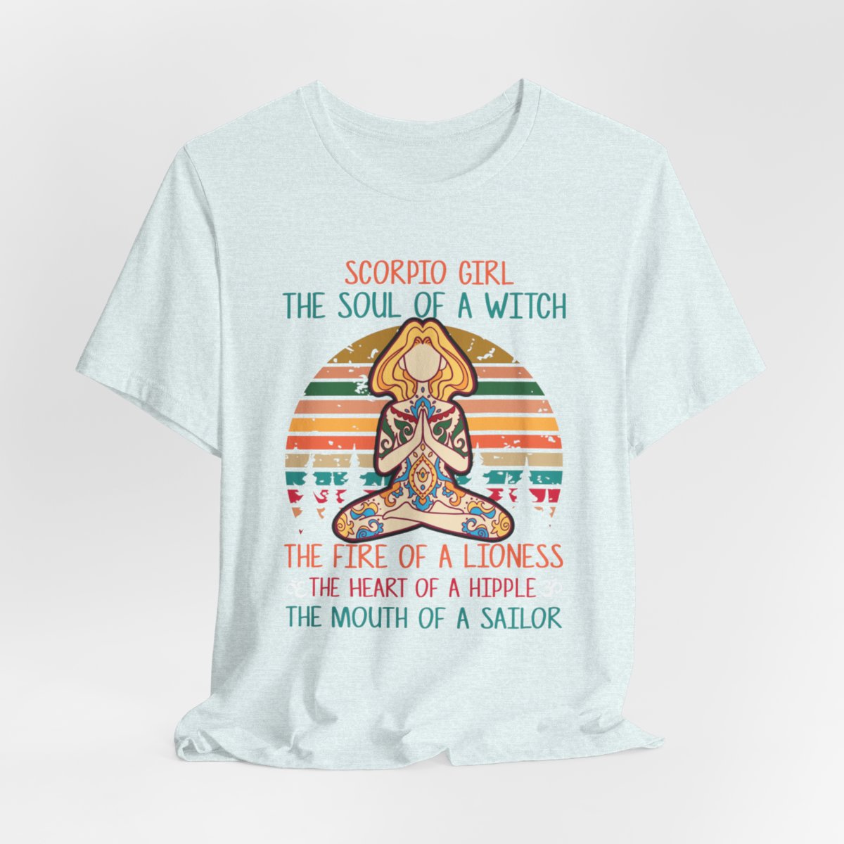 Scorpio Girl Woman Astrology Jersey Short Sleeve Graphic Tee