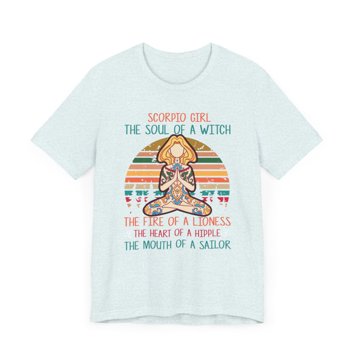 Scorpio Girl Woman Astrology Jersey Short Sleeve Graphic Tee