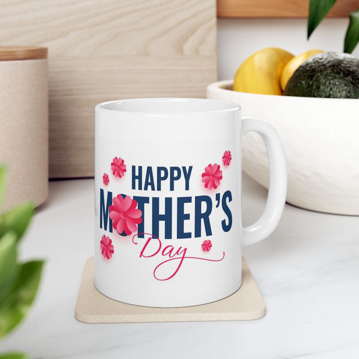 Happy Mother's Day Celebration White Ceramic Coffee Mug