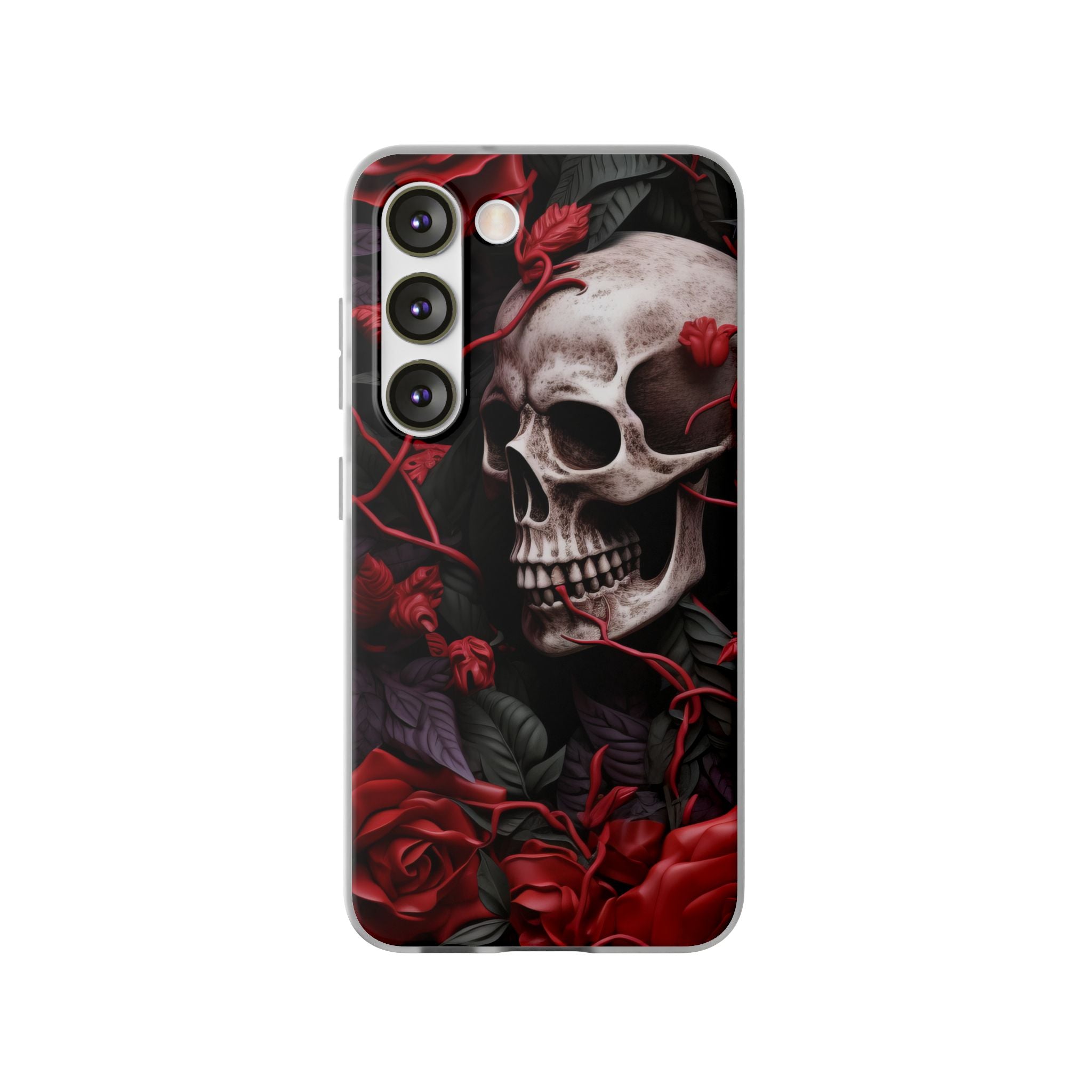 Skull & Roses Gothic Mobile Phone Case